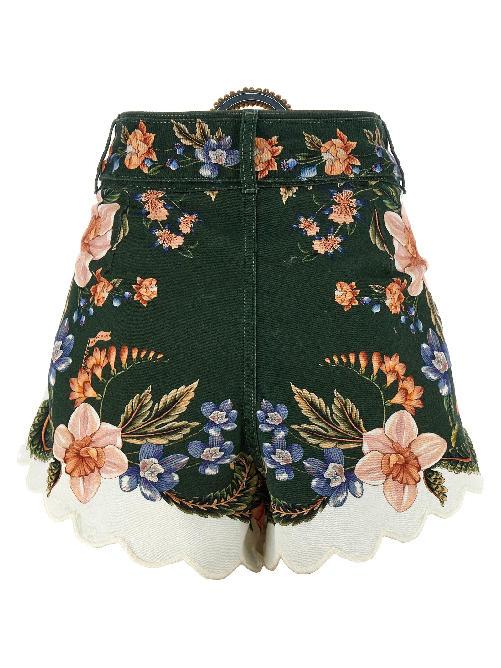 Farm Rio 'Green Berry Garden' Shorts