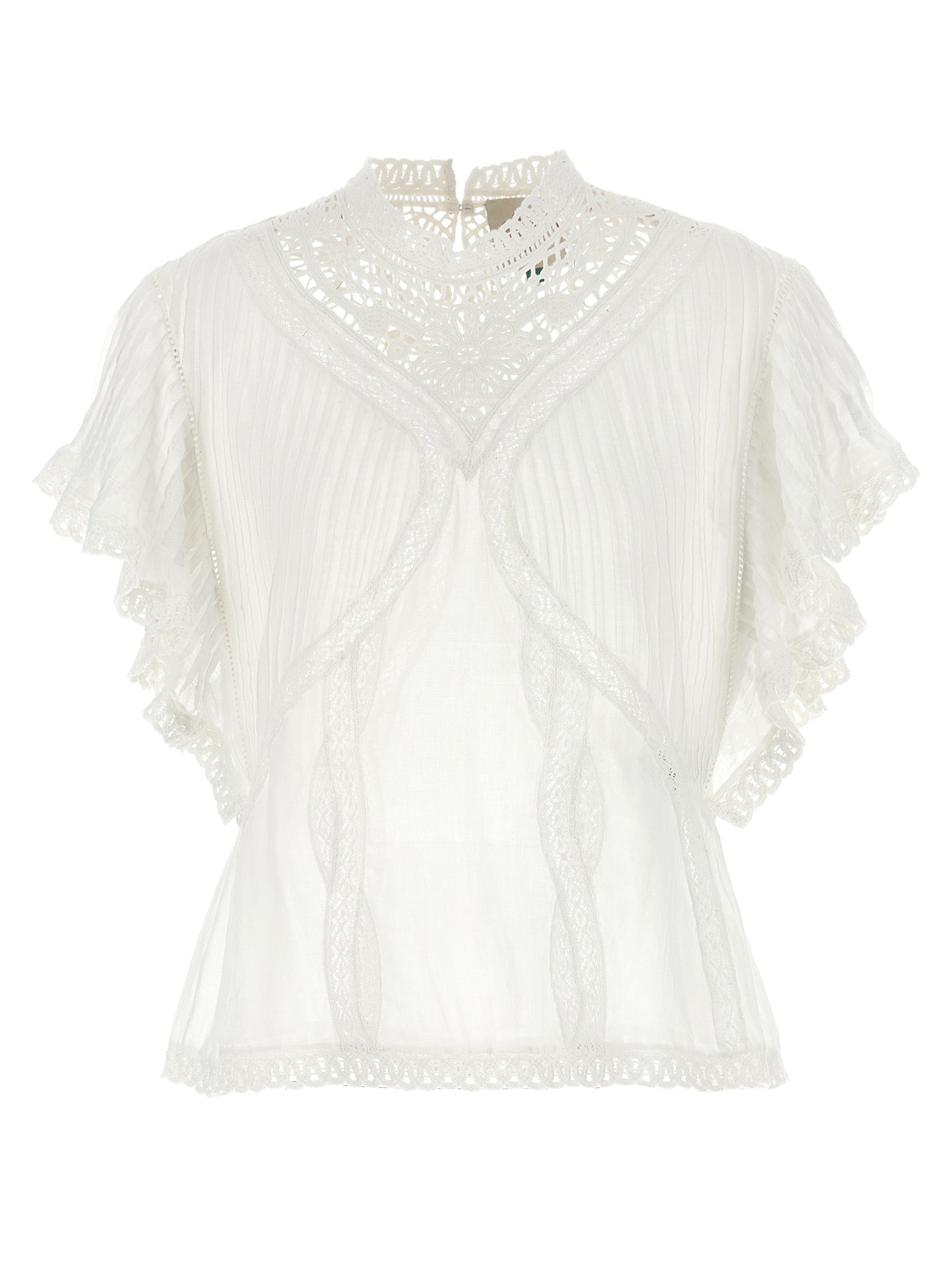 Farm Rio Openwork Detail Blouse