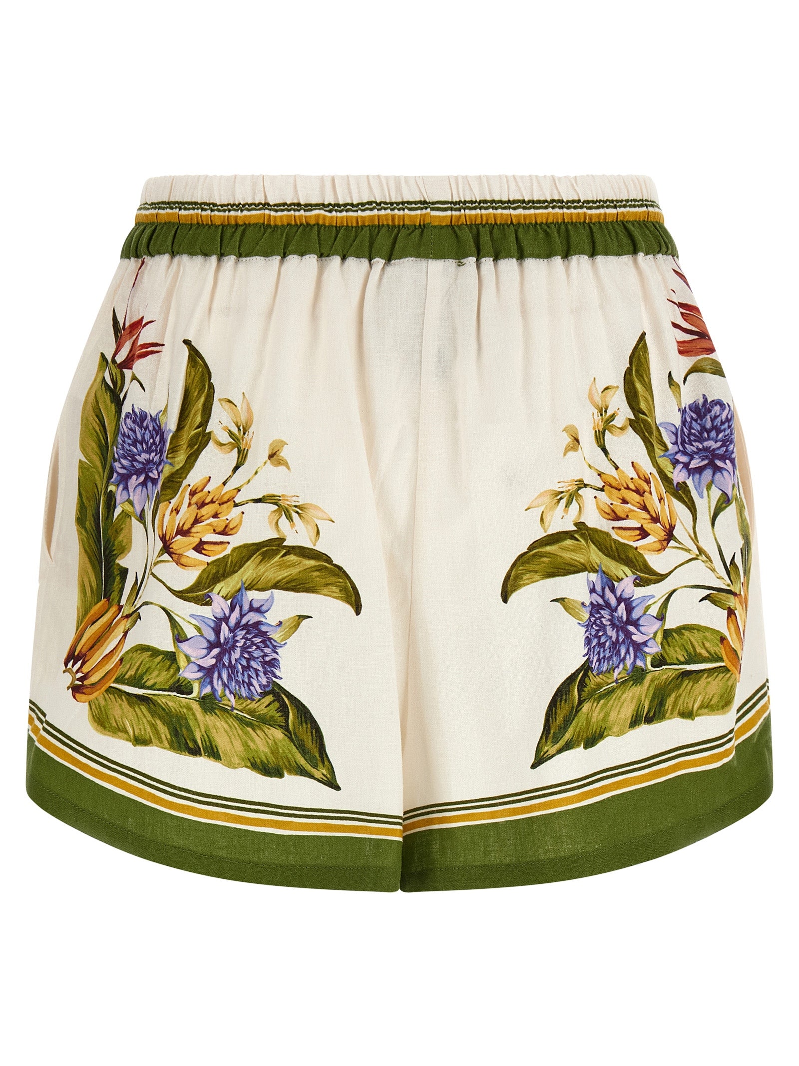 Farm Rio 'Sand Tropical Scarf' Shorts