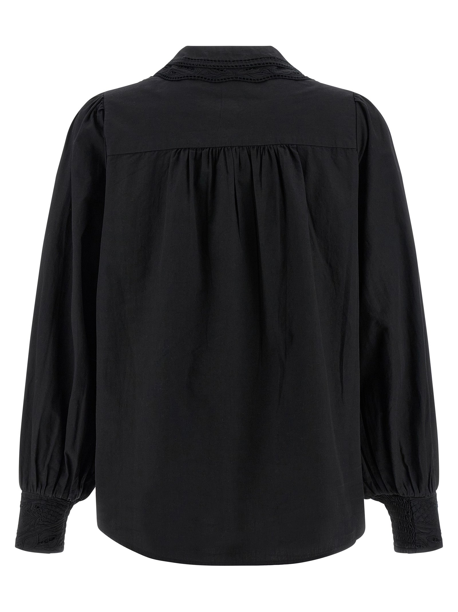 Farm Rio 'Black Embroidered' Shirt