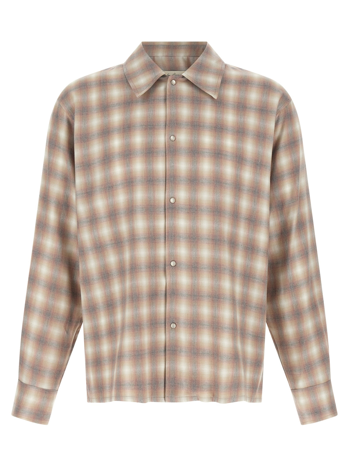 Second/Layer Check Dégradé Shirt