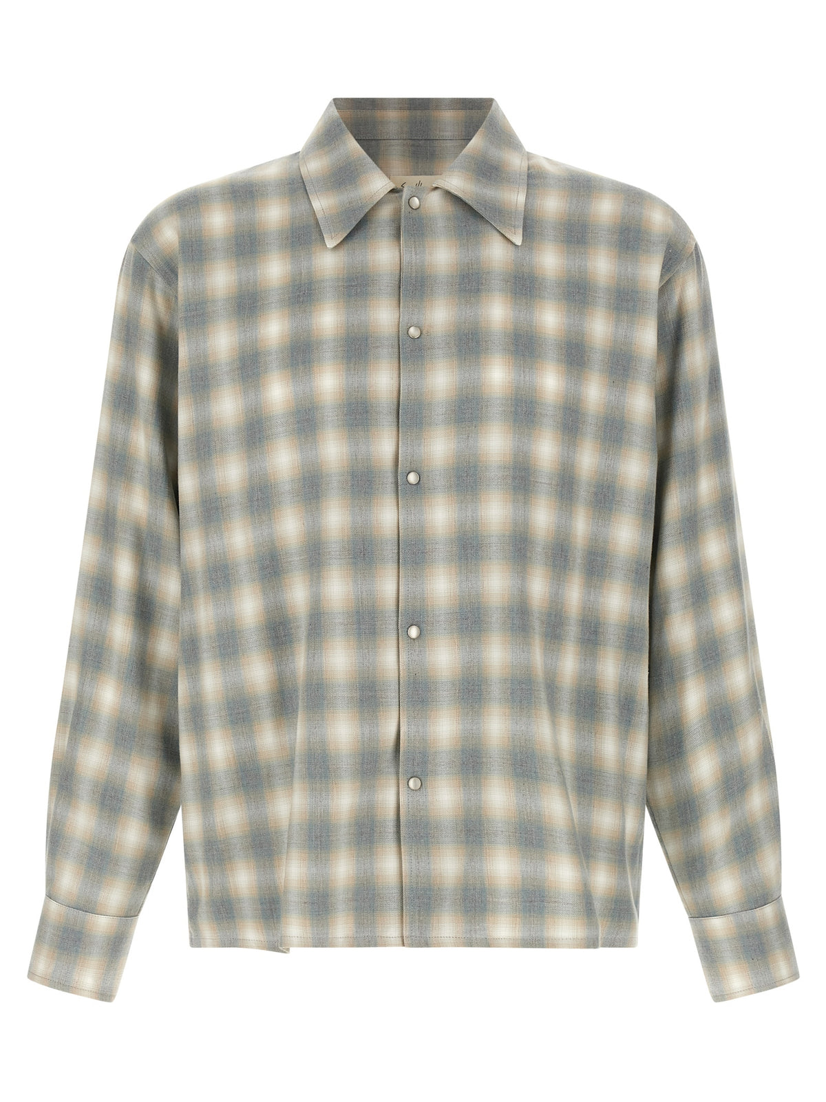 Second/Layer Check Dégradé Shirt