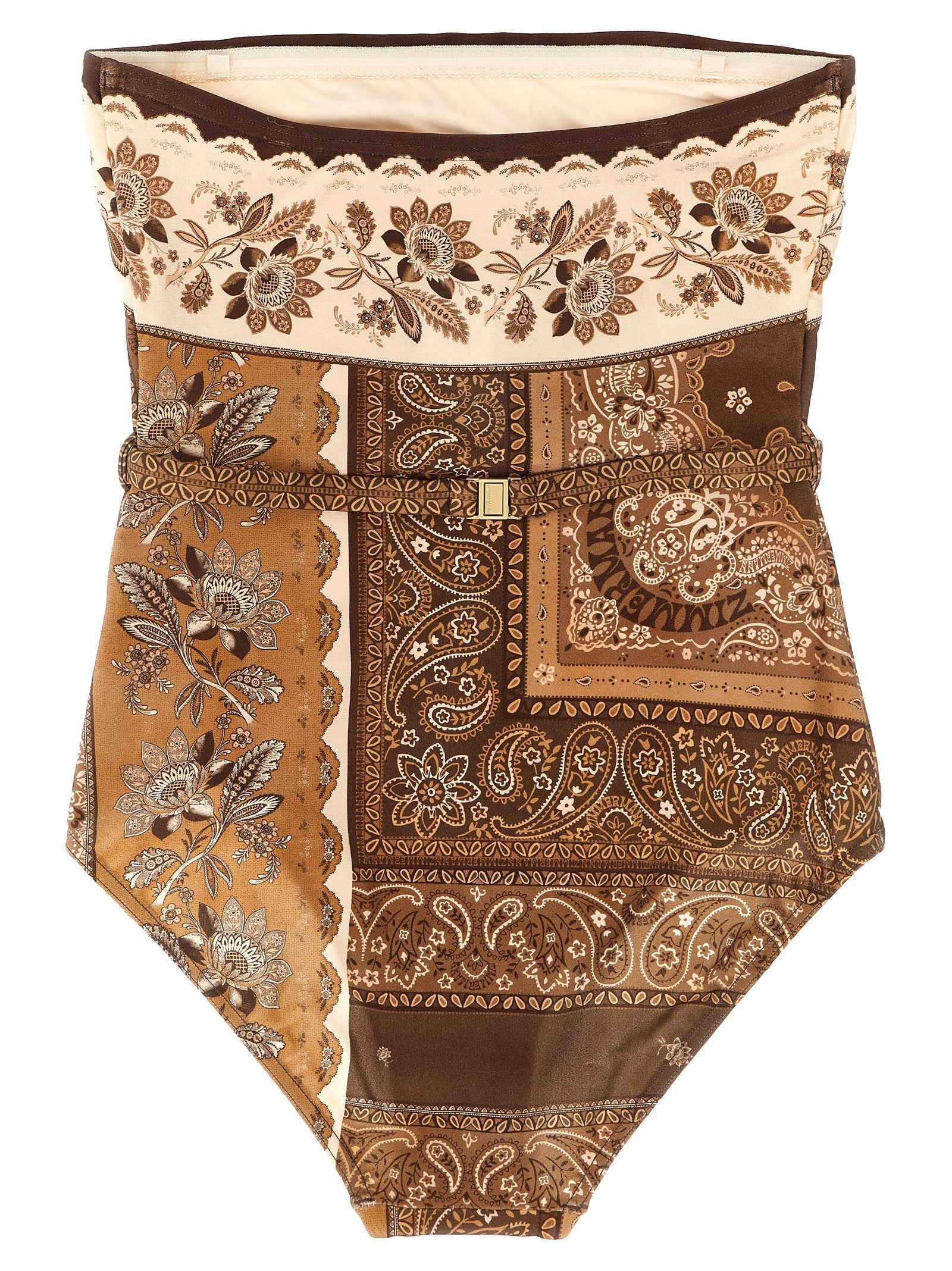 Zimmermann 'Lucky Bandeau' One-Piece Swimsuit