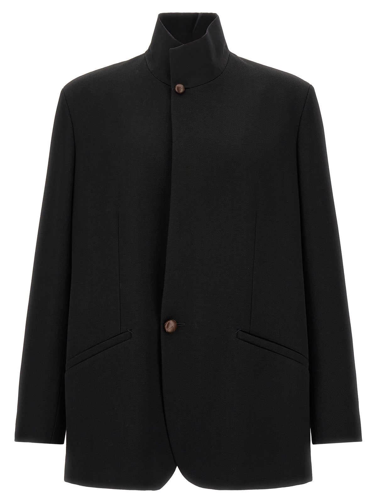 Zegna Wool Blazer With Buttons