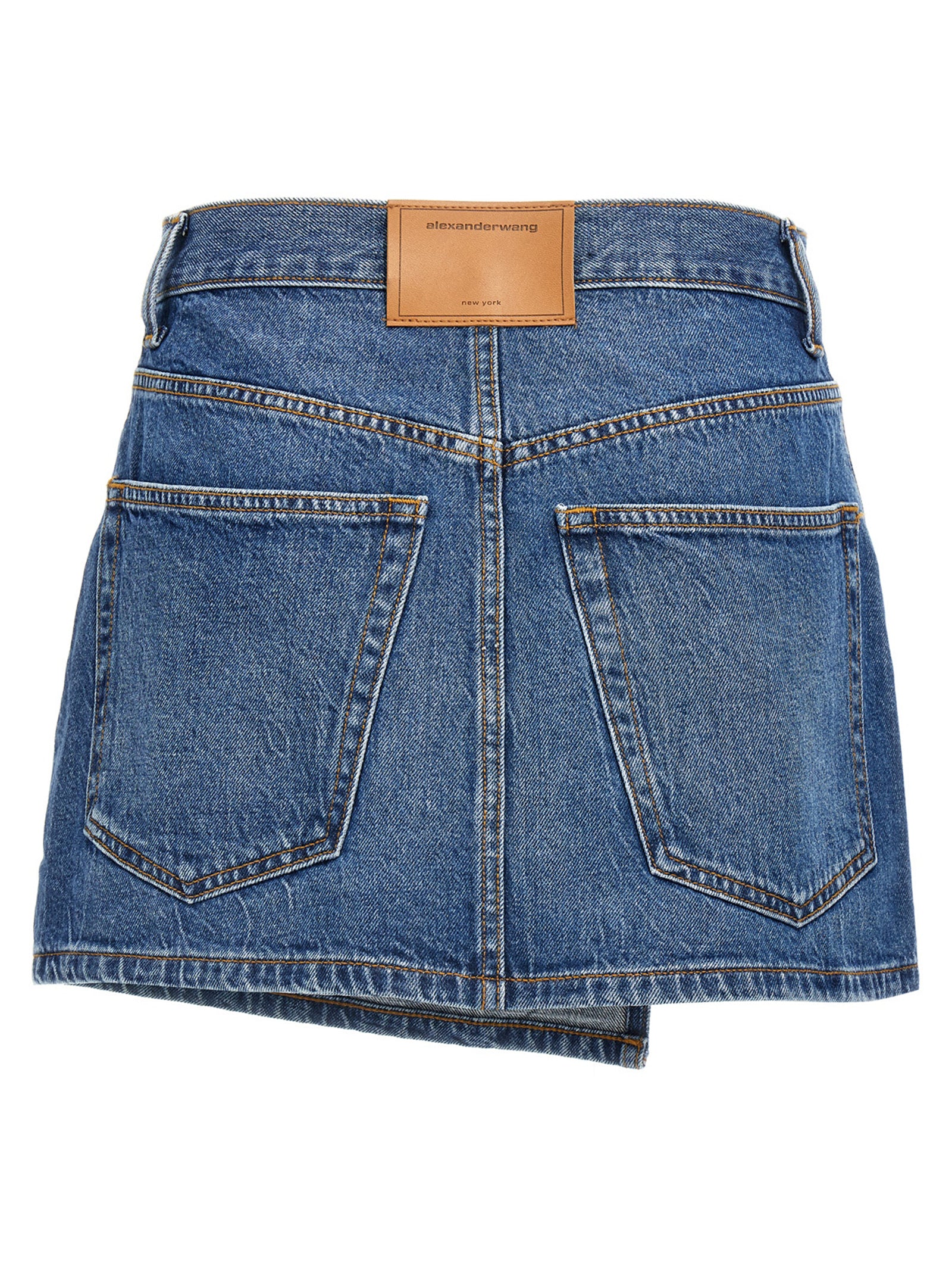 Denim X Alexander Wang 'Deconstructed Wrapped' Skirt