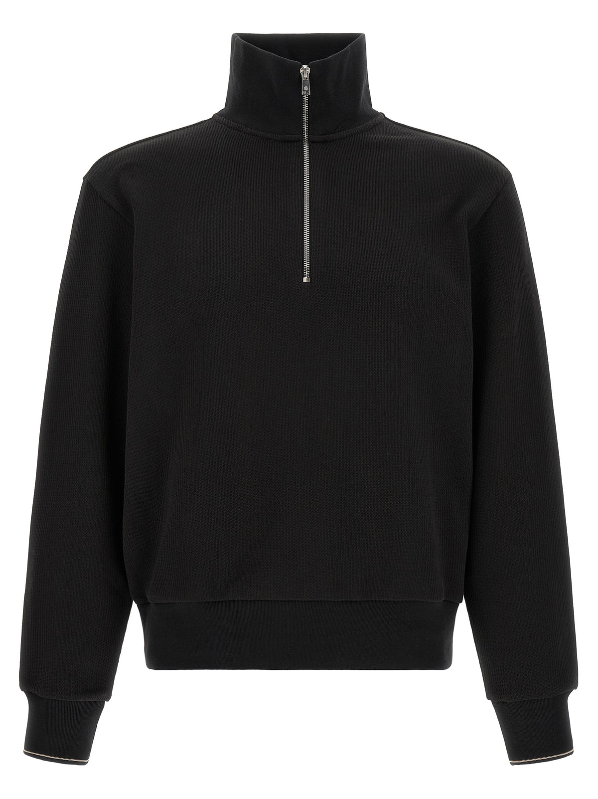 Hugo Boss Cotton Sweatshirt With Half Zip