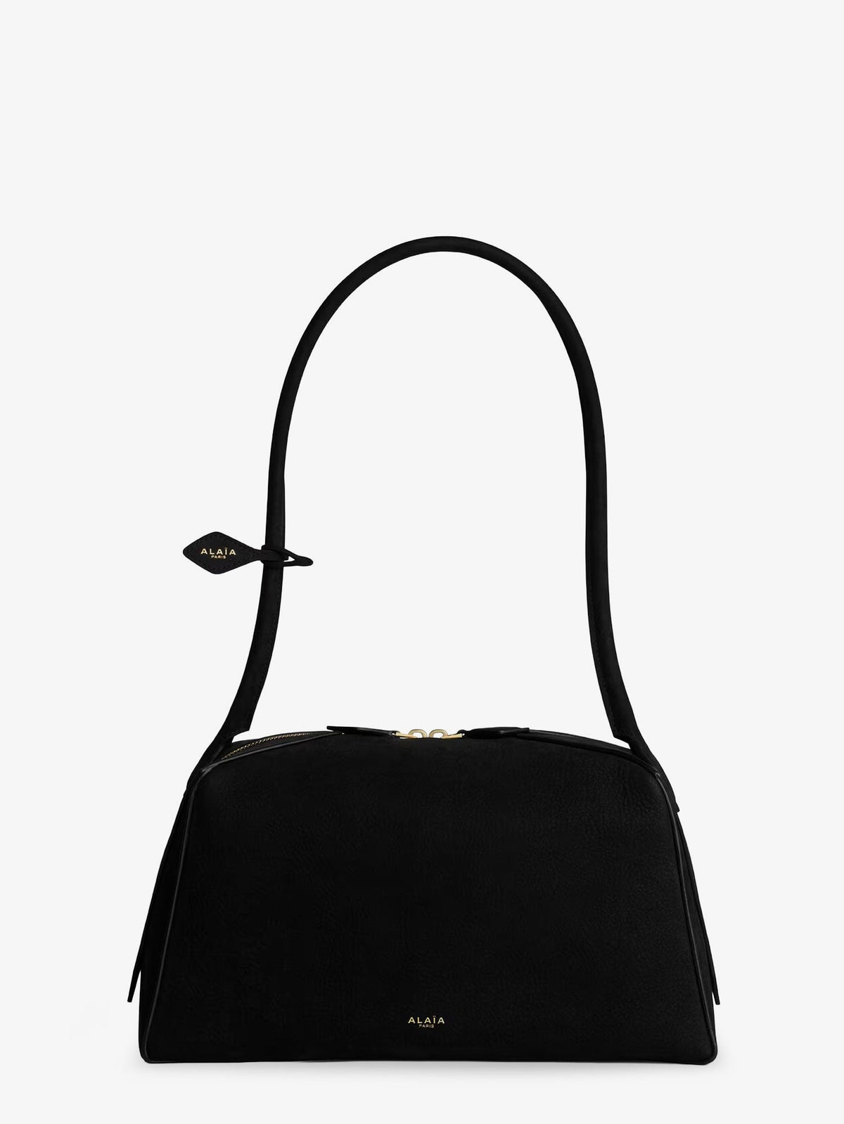 Alaïa Le Bouledogue Nubuck Shoulder Bag