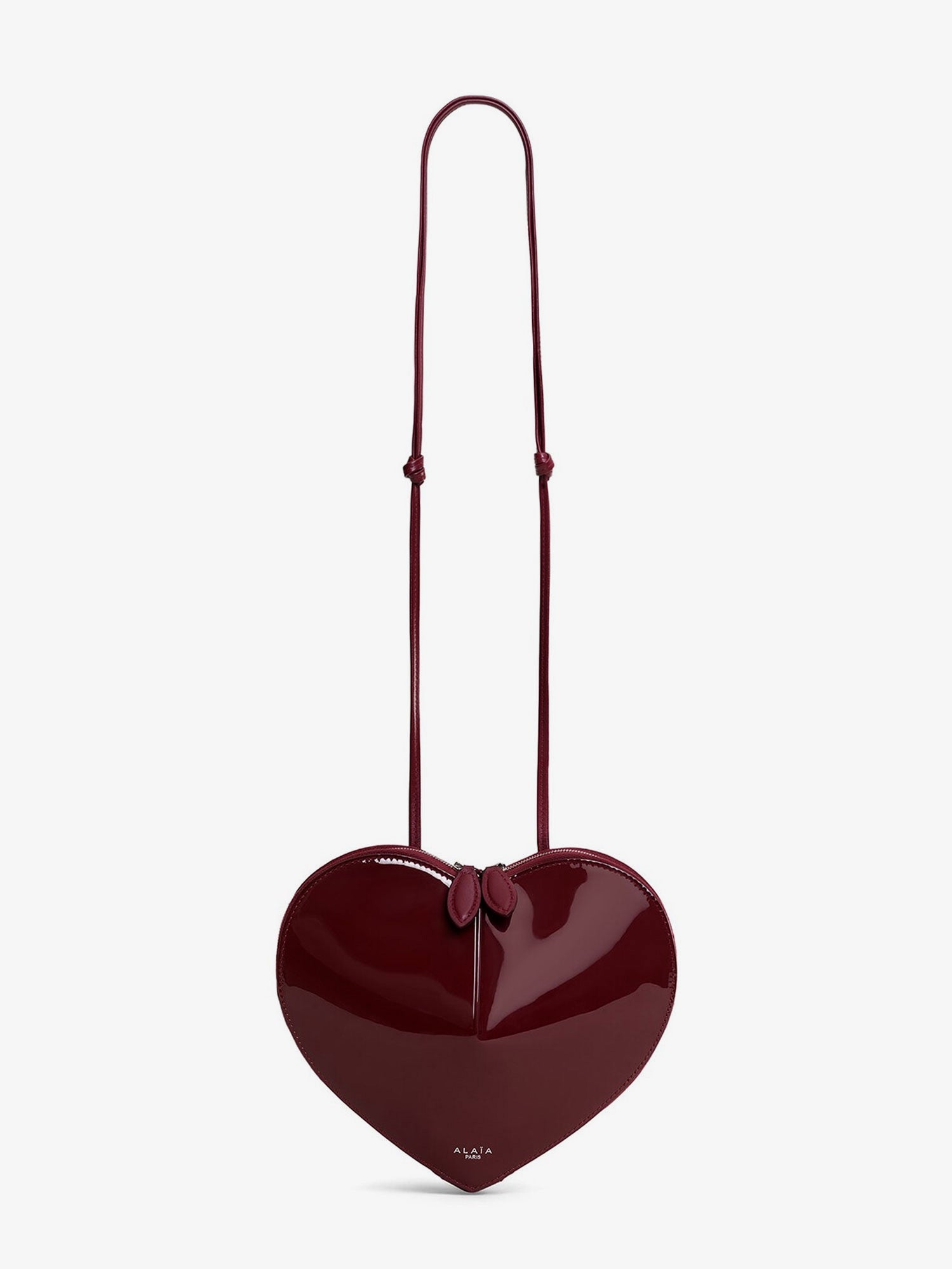 Alaïa Le Coeur Patent Leather Crossbody Bag