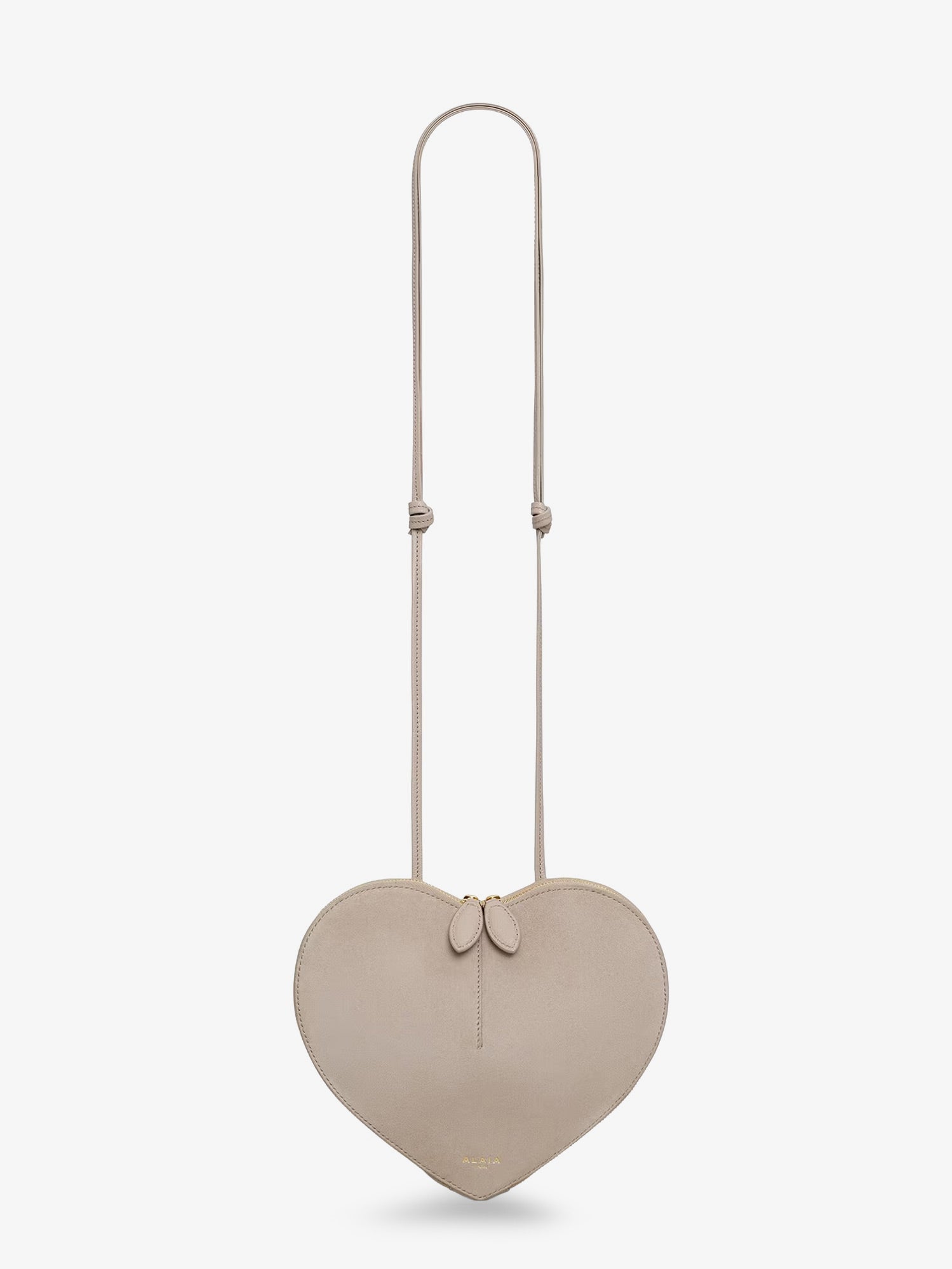 Alaïa Le Coeur Suede And Leather Crossbody Bag