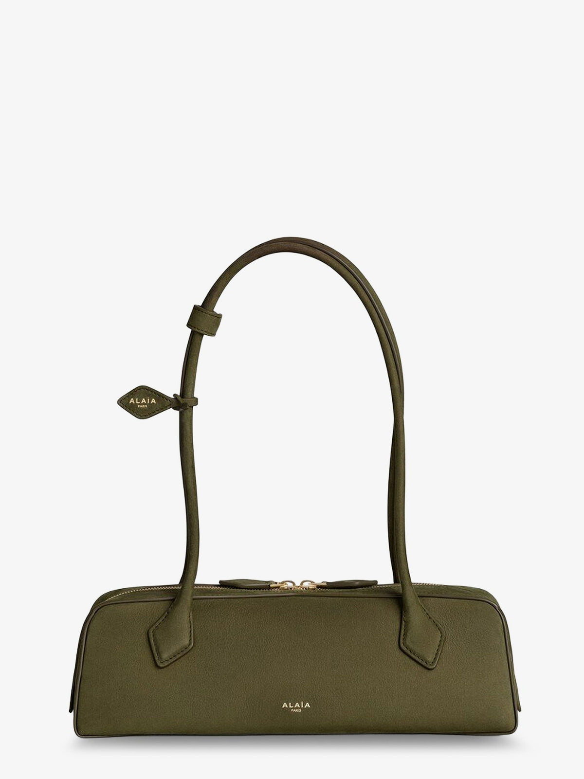 Alaïa Teckel Medium Suede Shoulder Bag