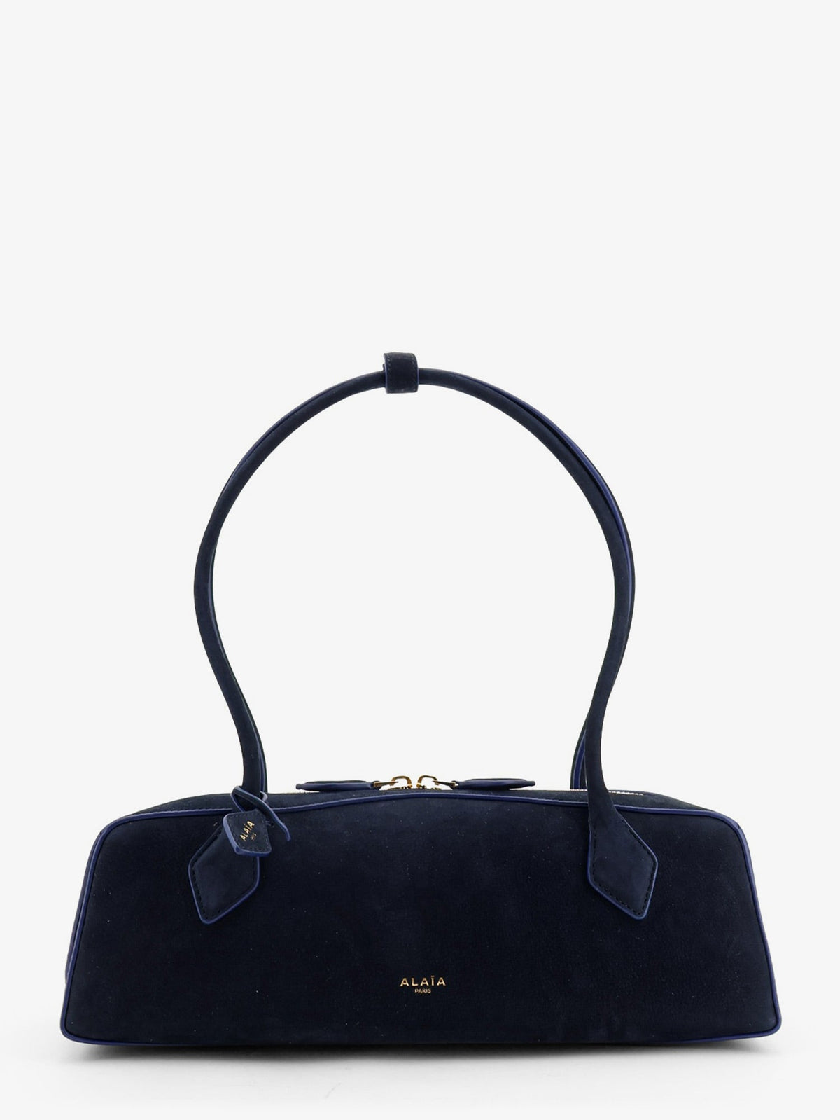 Alaïa Teckel Medium Suede Shoulder Bag