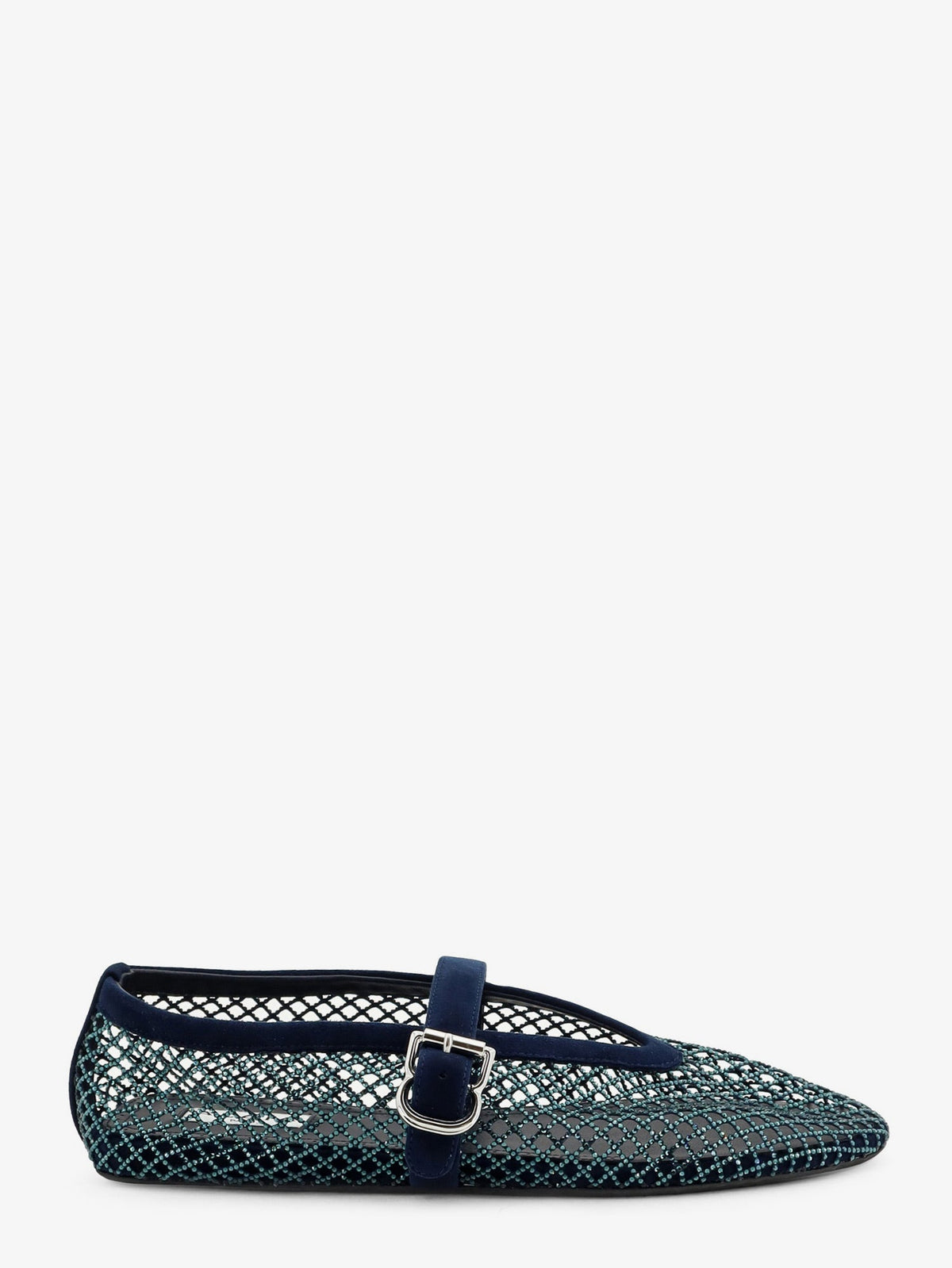Alaïa Le Ballerine Flats Mesh Balerinas With Rhinestone Detail