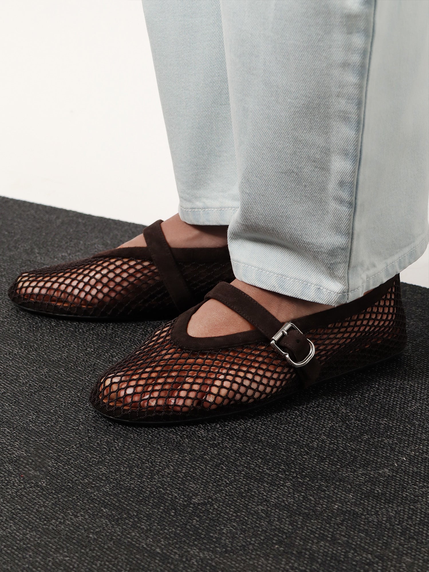 Alaïa Mesh Ballet Flats
