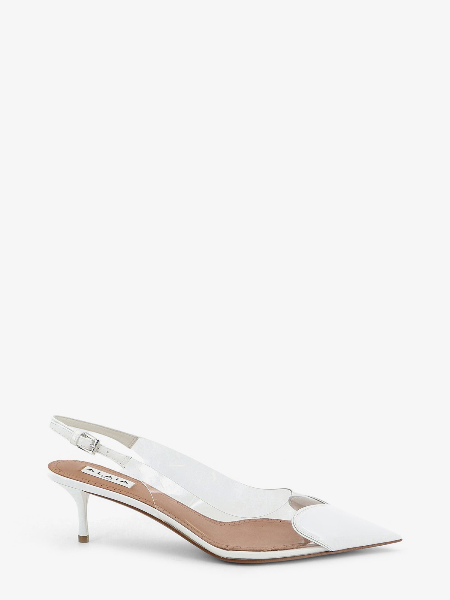 Alaïa Le Coeur Slingback Pvc And Leather Pumps