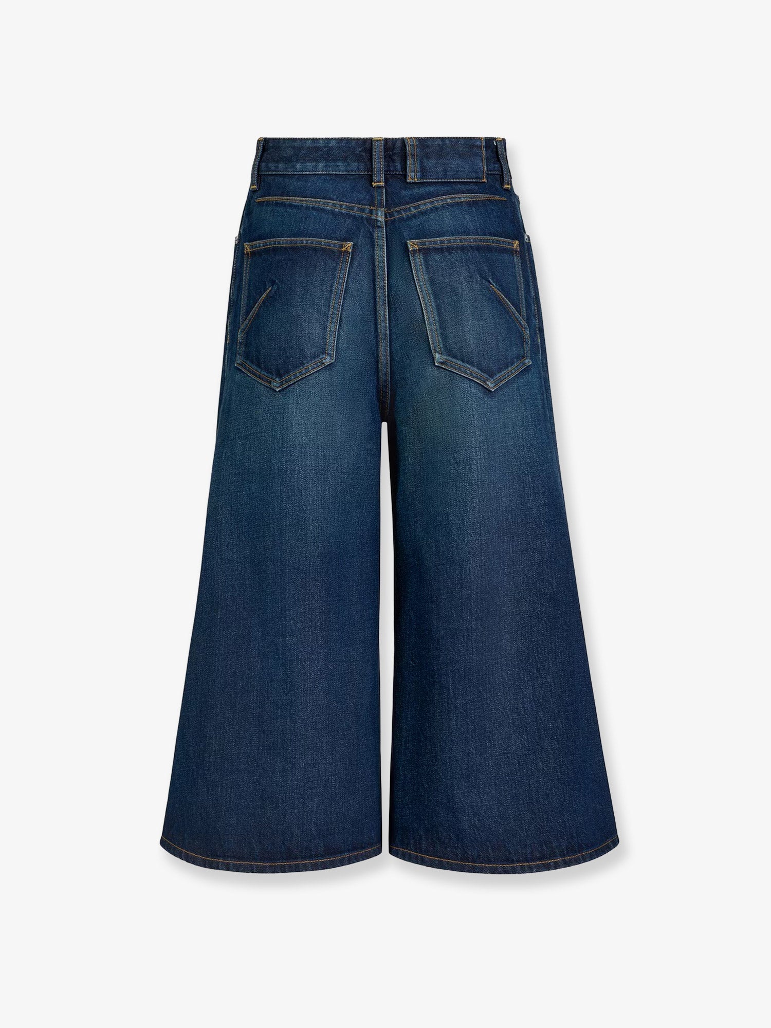 Alaïa Blue Denim Bermuda Shorts