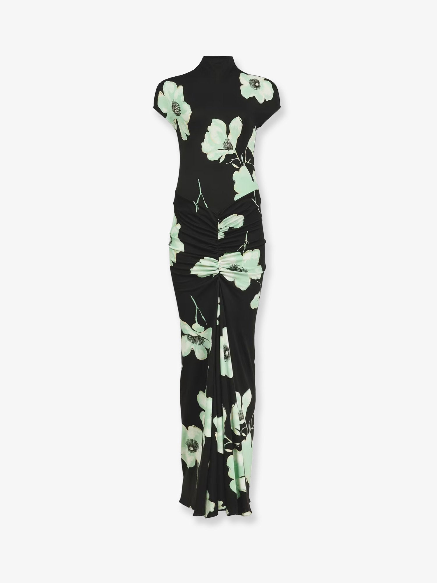 Alaïa Viscose Dress With Sakura Print