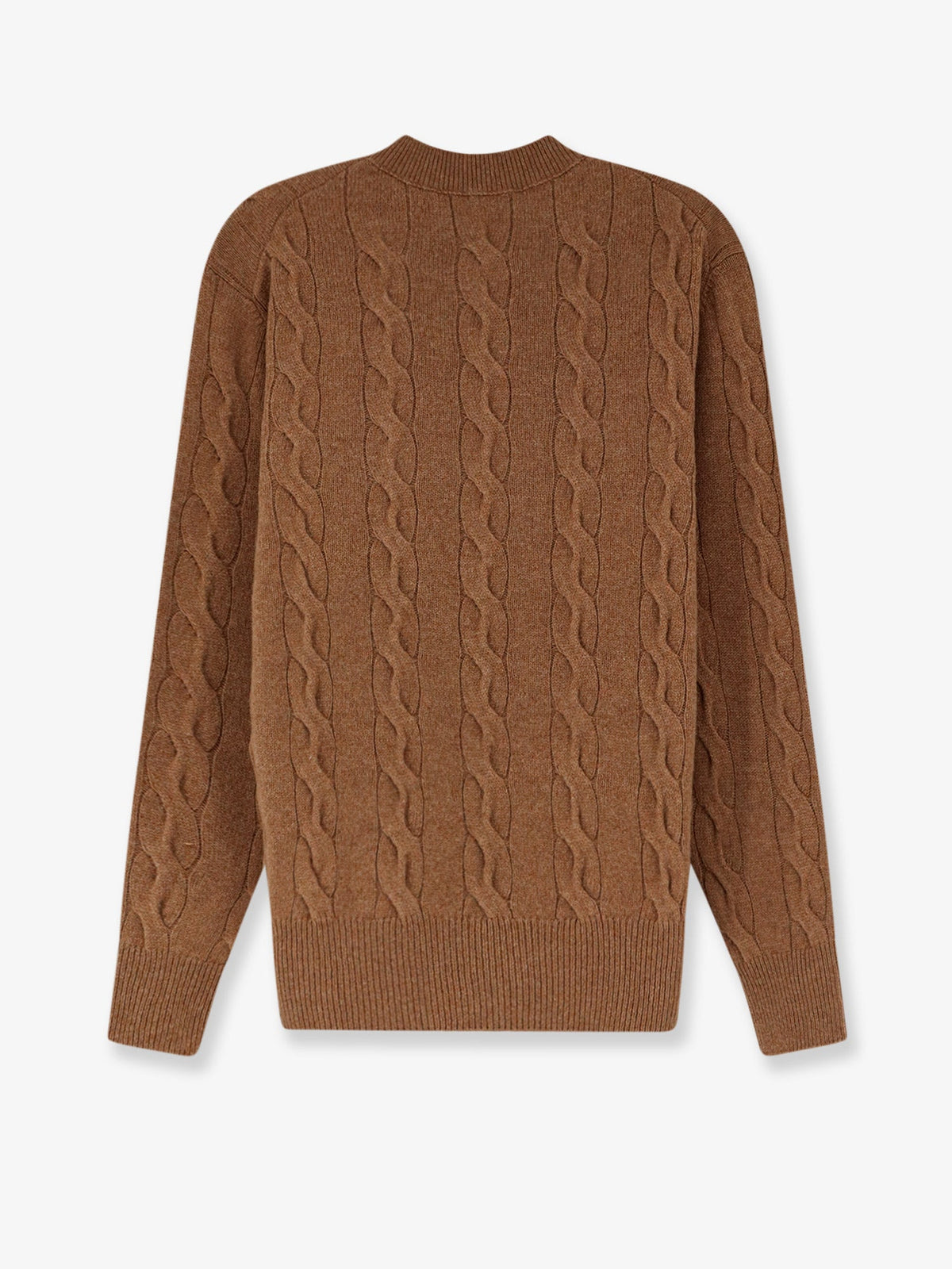 AMI Paris Braided Knit Wool Sweater