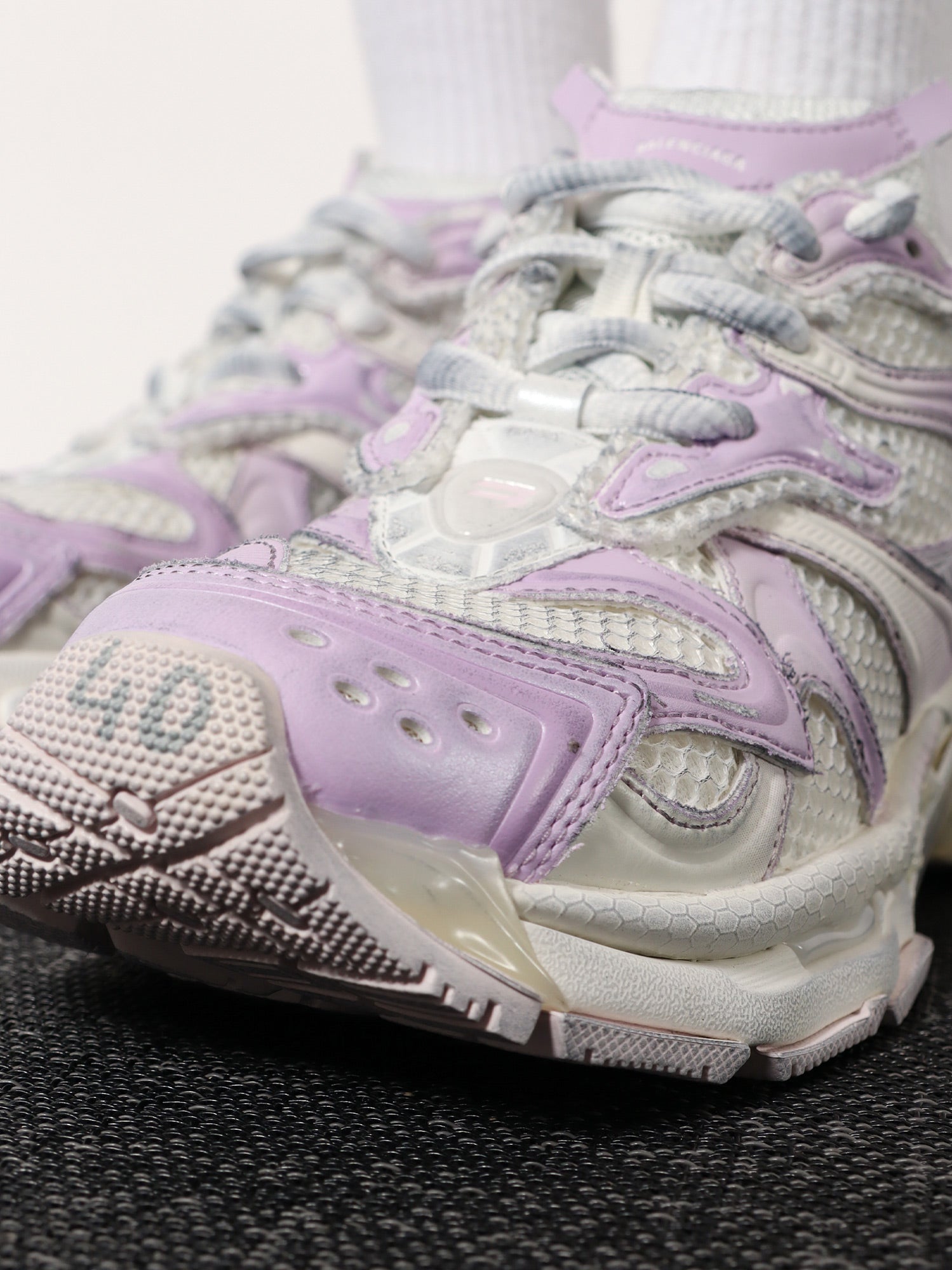 Balenciaga Nylon And Mesh Runner 2 Sneakers