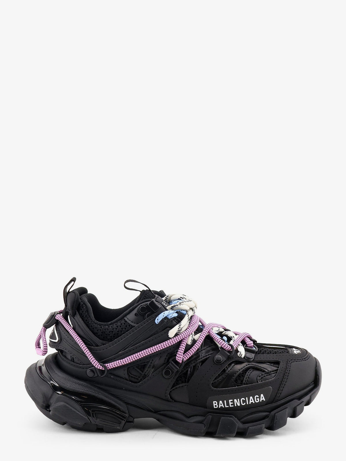 Balenciaga Mesh Track Sneakers With Double Laces