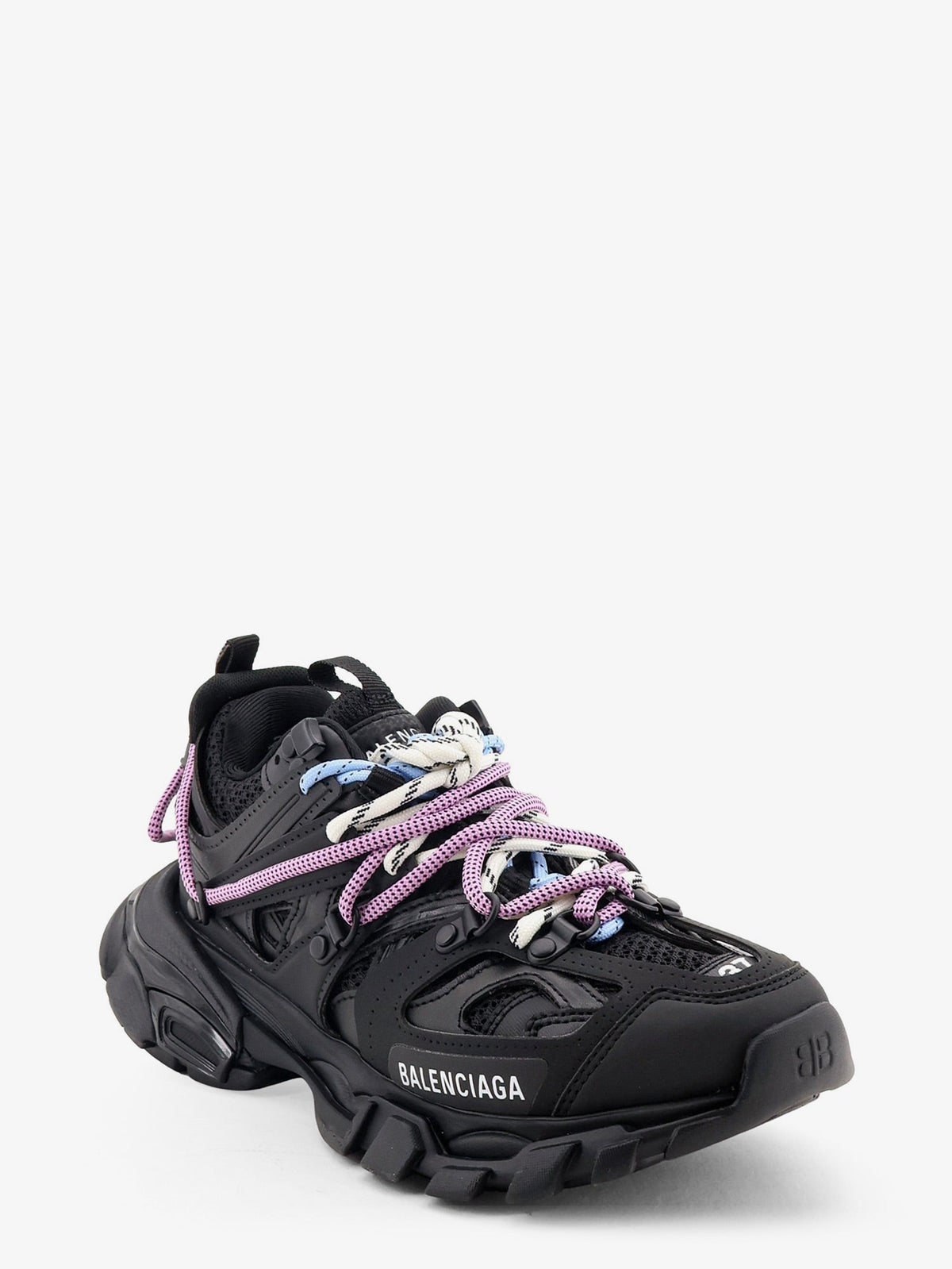 Balenciaga Mesh Track Sneakers With Double Laces