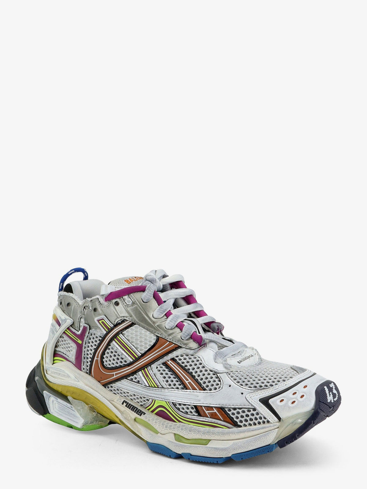 Balenciaga Runner Sneakers In Mesh And Nylon