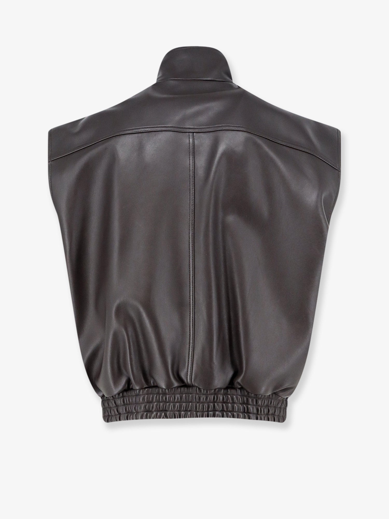 Balenciaga Giubbino In Pelle Smanicato