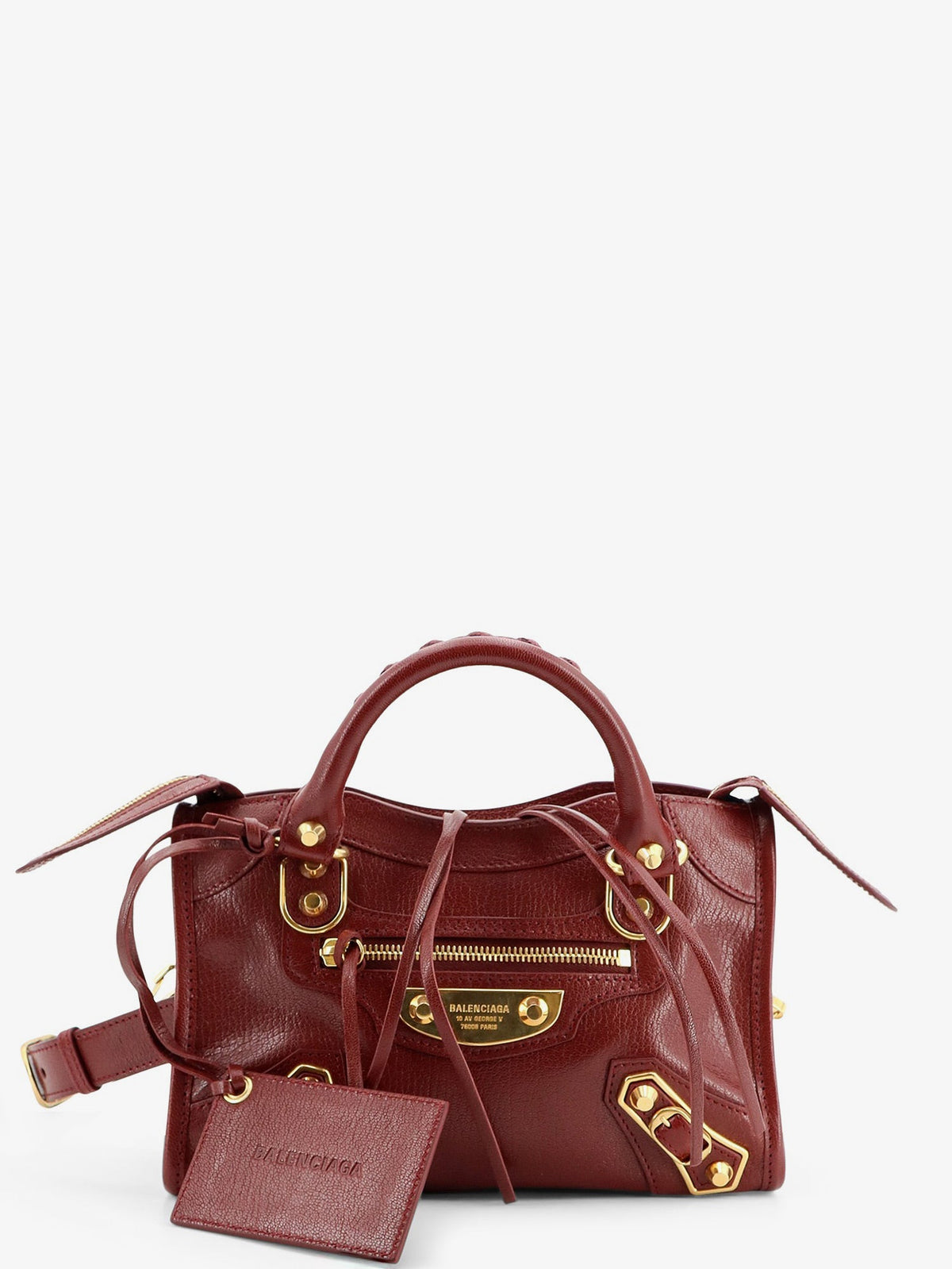 Balenciaga Le City Uptown Mini Leather Handbag