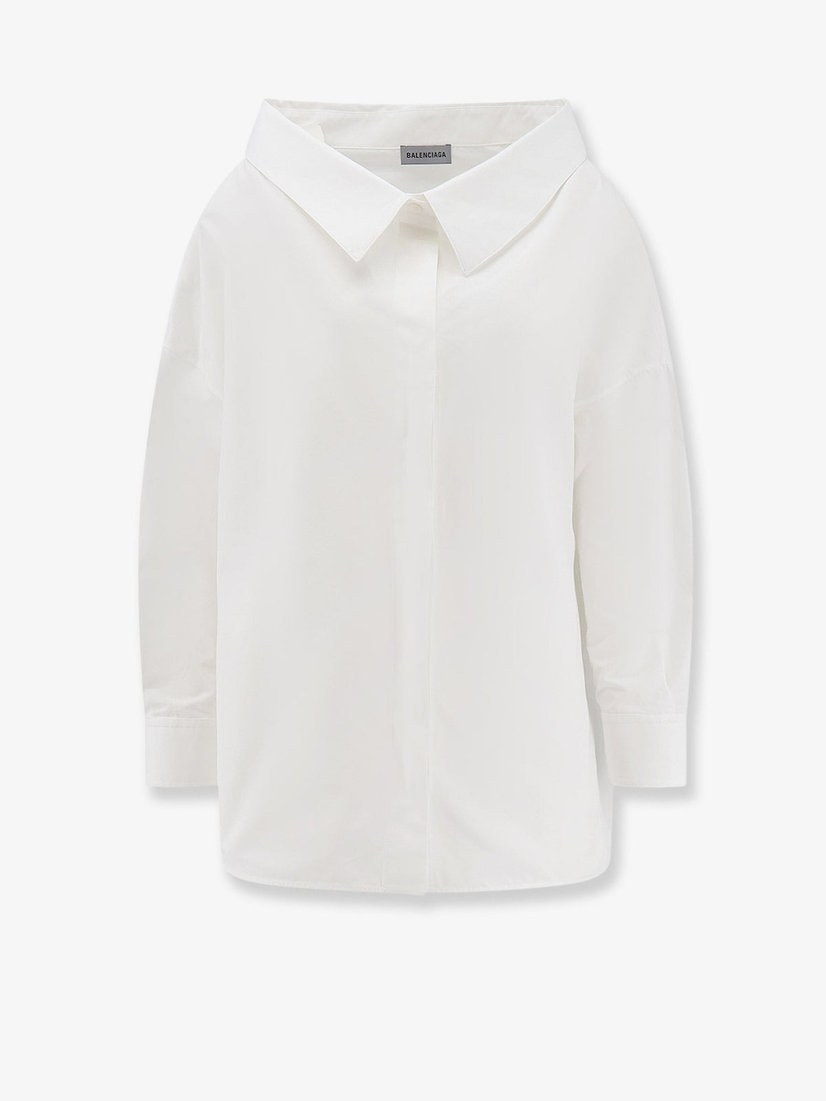 Balenciaga Stola Oversize Cotton Shirt