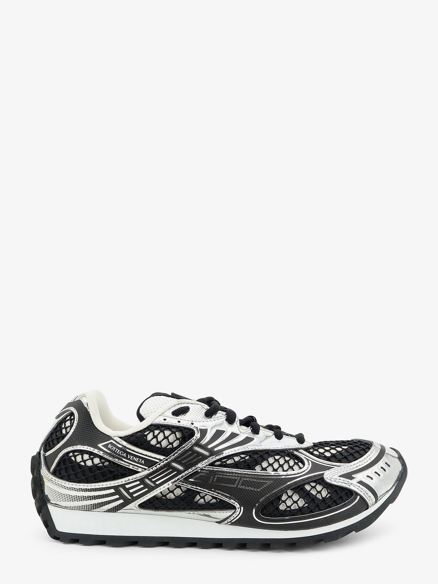 Bottega Veneta Orbit Mesh Sneakers With Rubber Inserts