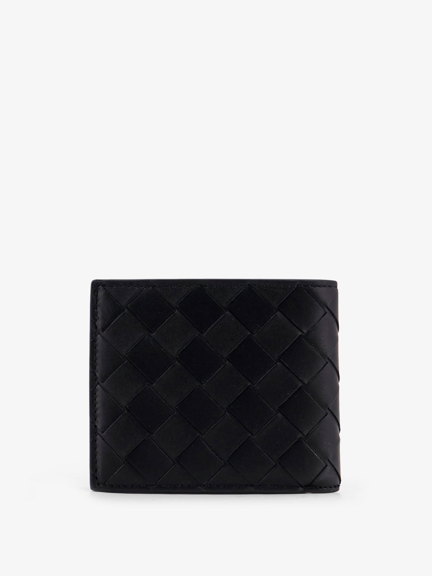 Bottega Veneta Leather Wallet With Intrecciato Pattern