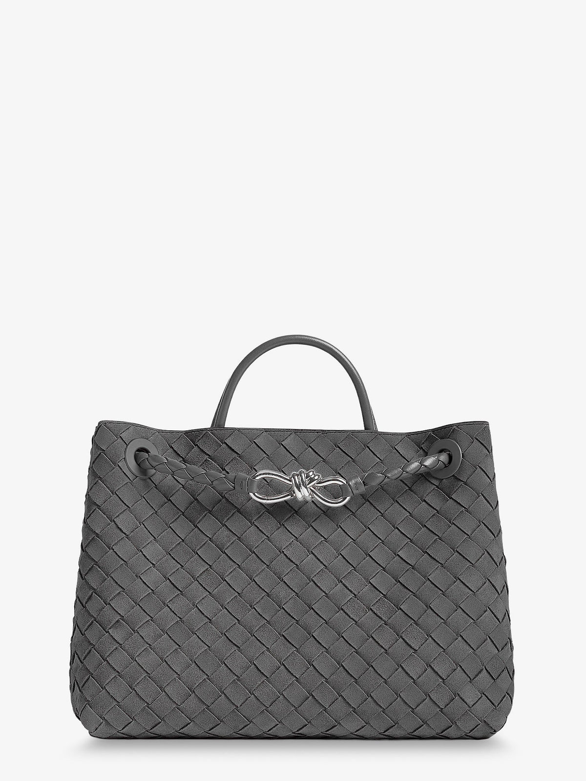 Bottega Veneta Andiamo Medium Suede Handbag