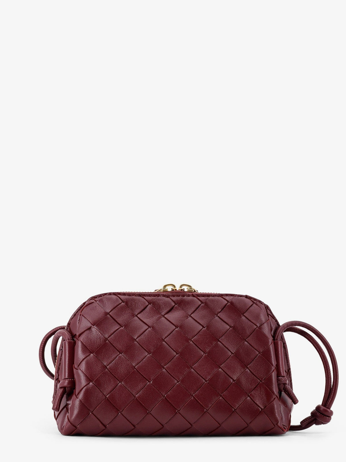 Bottega Veneta Concert Pouch Leather Shoulder Bag With Intrecciato Motif
