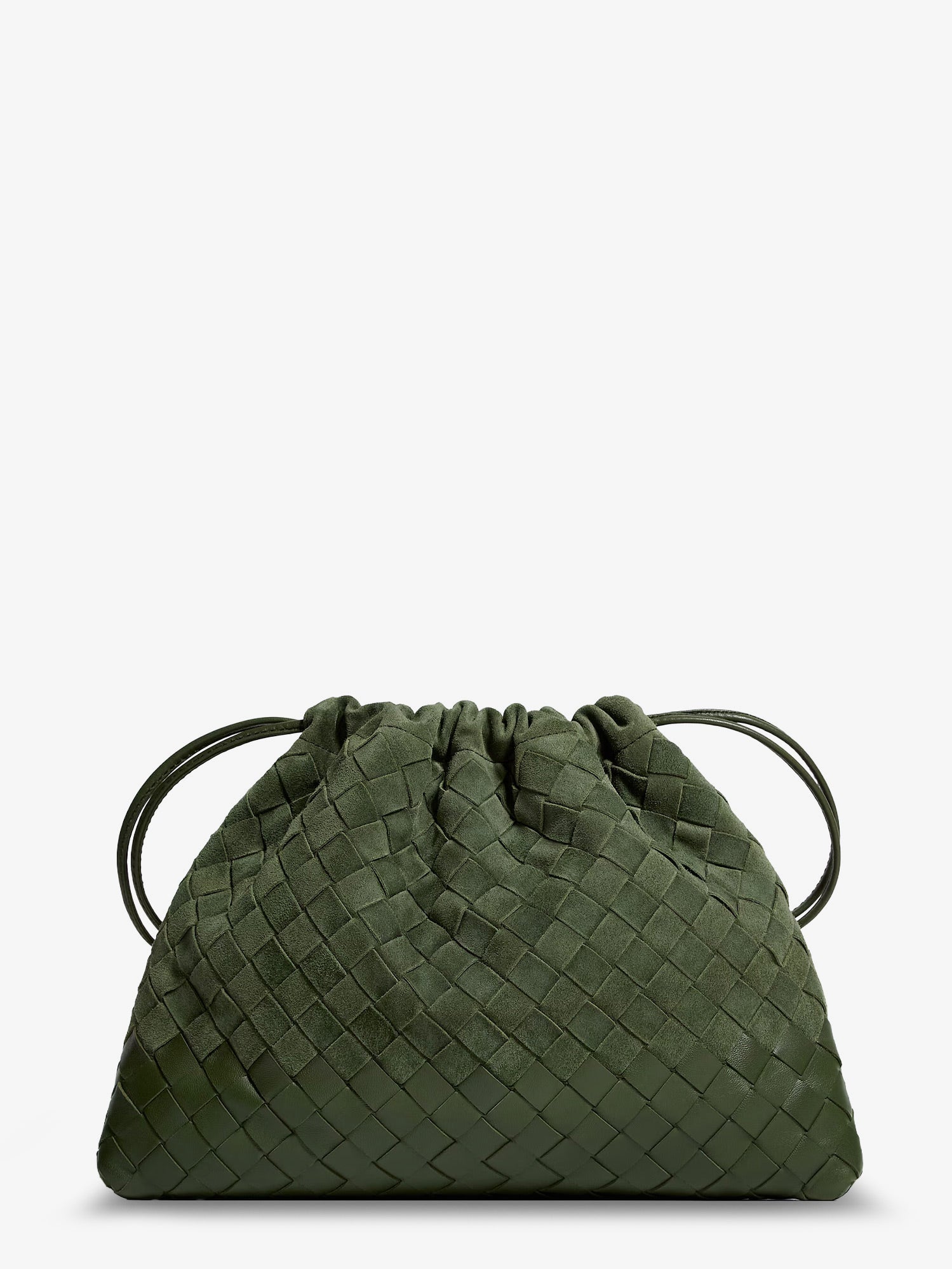 Bottega Veneta Suede Dustbag With Intrecciato Motif