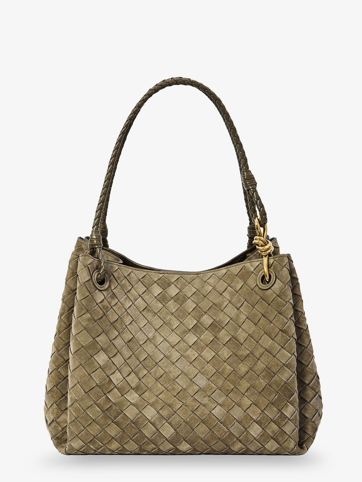 Bottega Veneta Parachute Large Suede Shoulder Bag