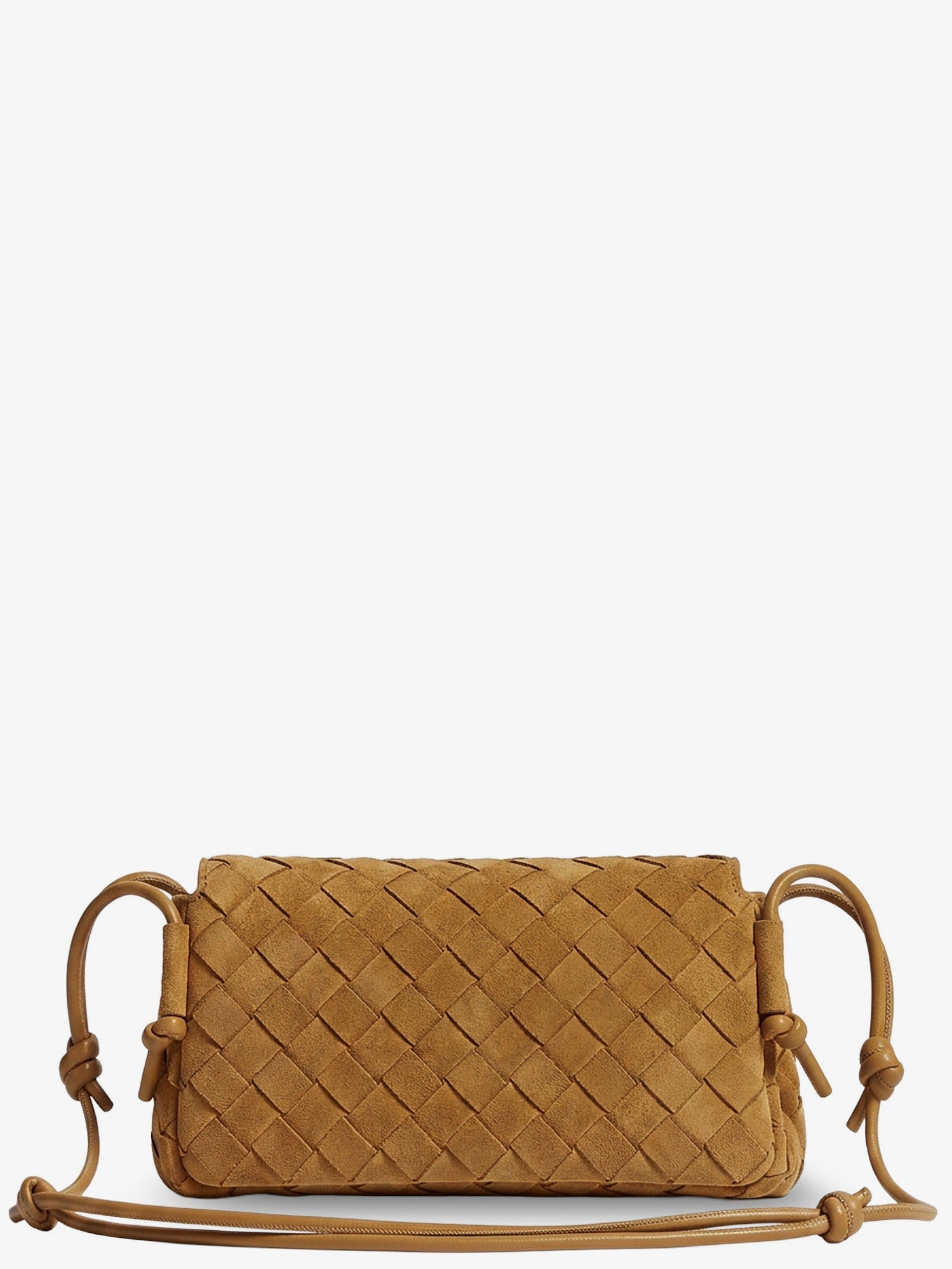 Bottega Veneta Notturno Suede Pouch
