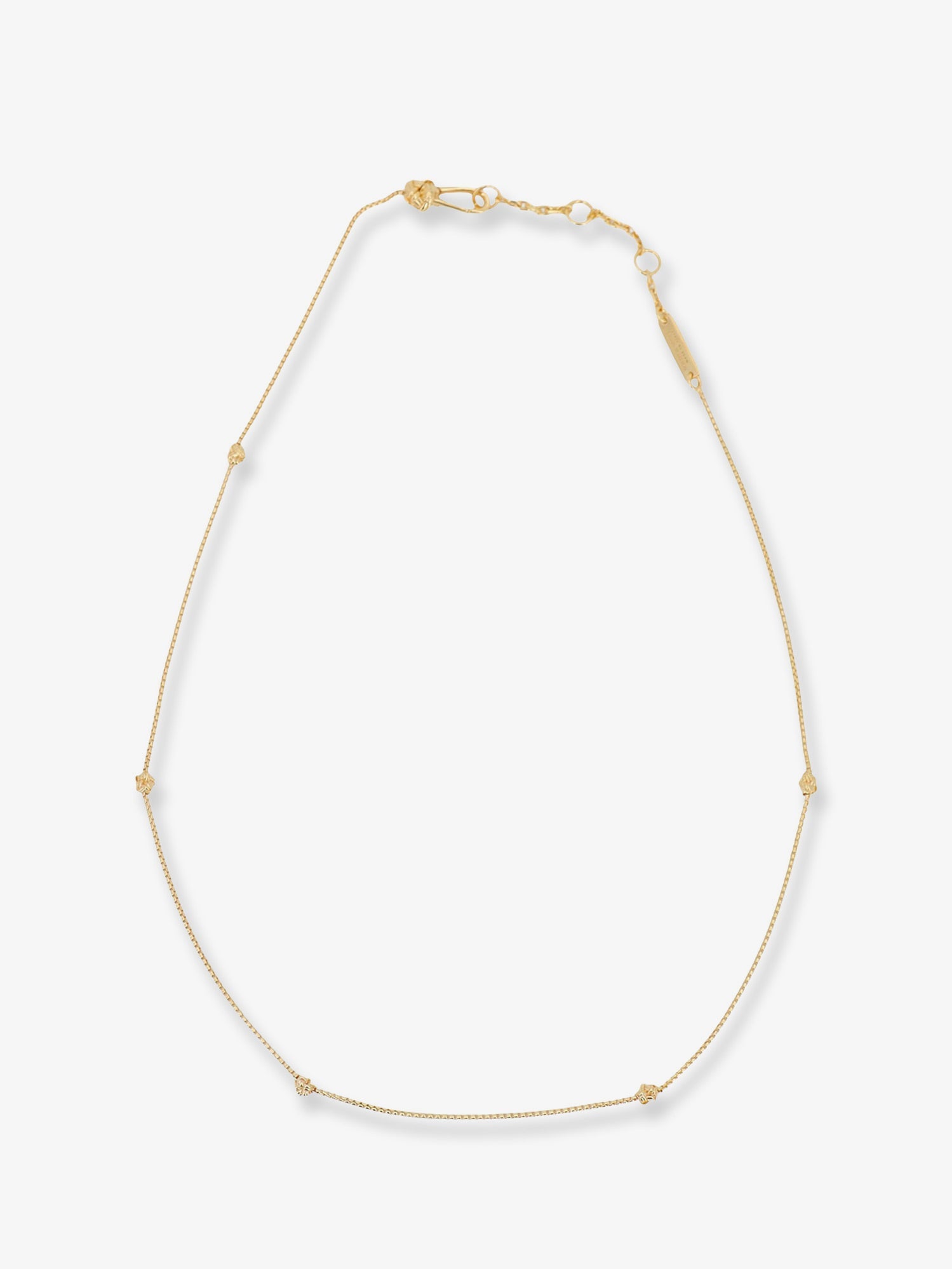 Bottega Veneta Brass Necklace