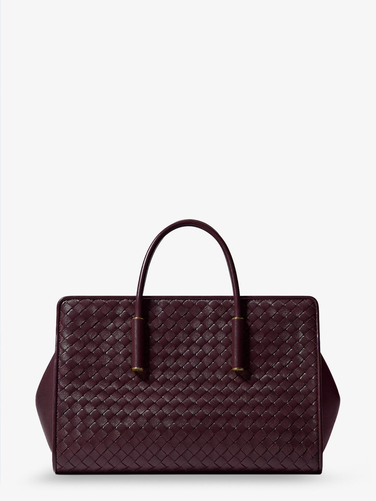Bottega Veneta Small Leather Tote Bag With Intrecciato Motif