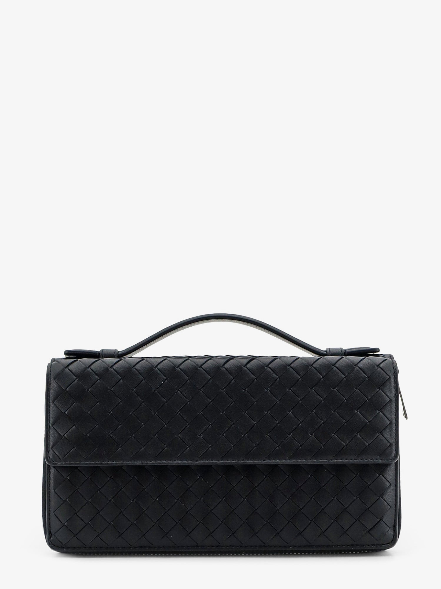 Bottega Veneta Leather Wallet With Intrecciato Pattern
