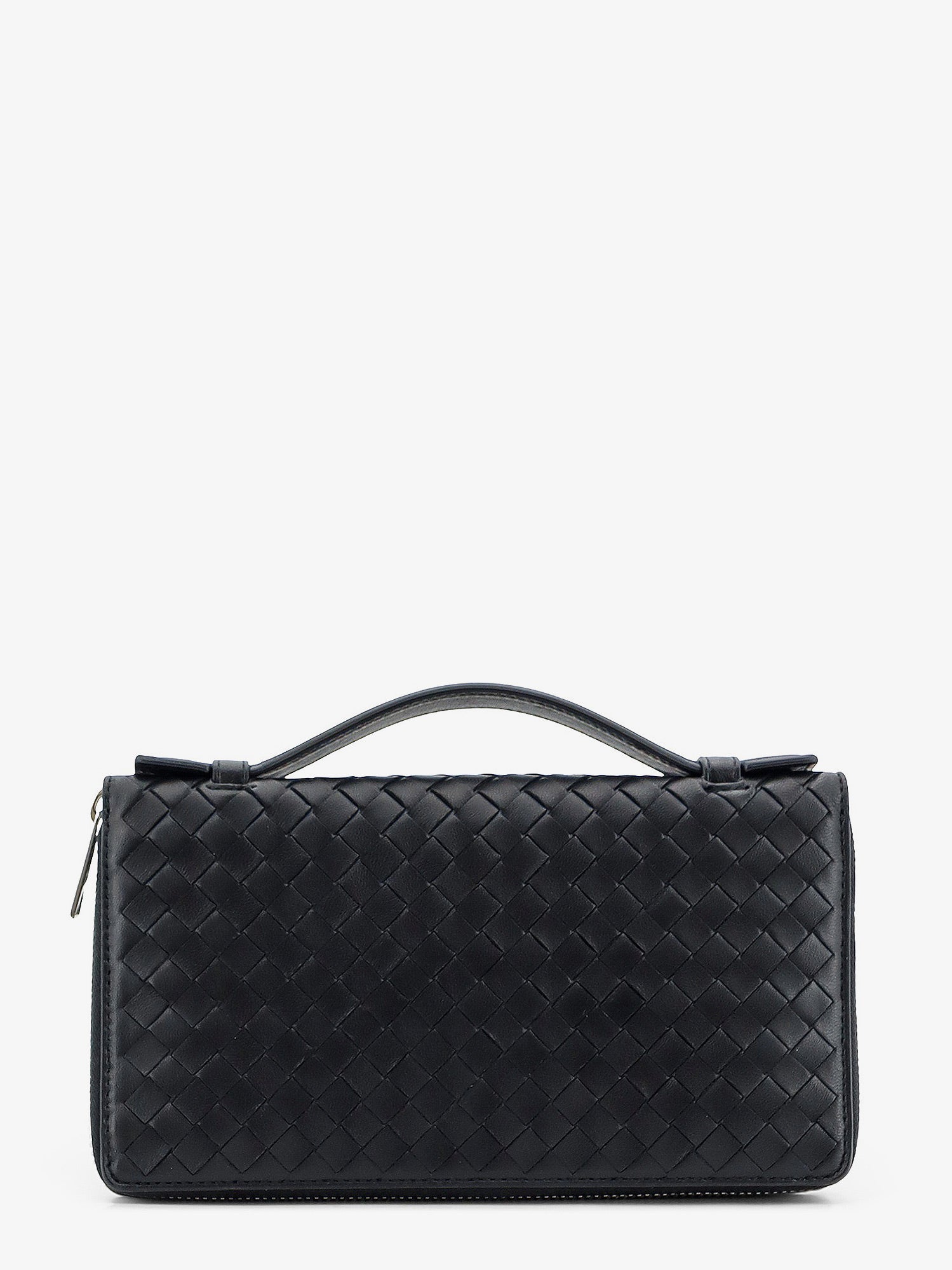 Bottega Veneta Leather Wallet With Intrecciato Pattern