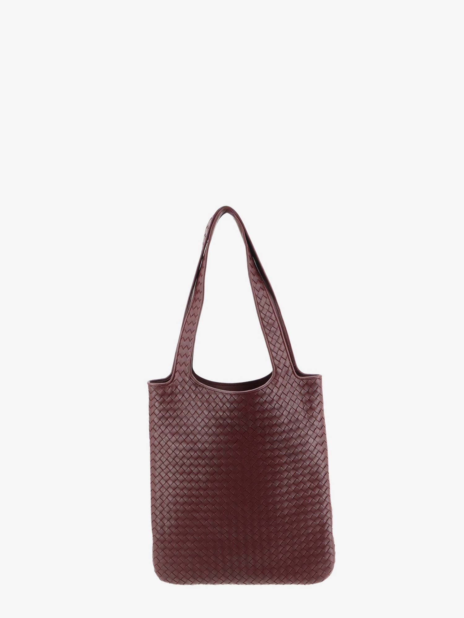 Bottega Veneta Veneto Leather Shoulder Bag With Intrecciato Motif