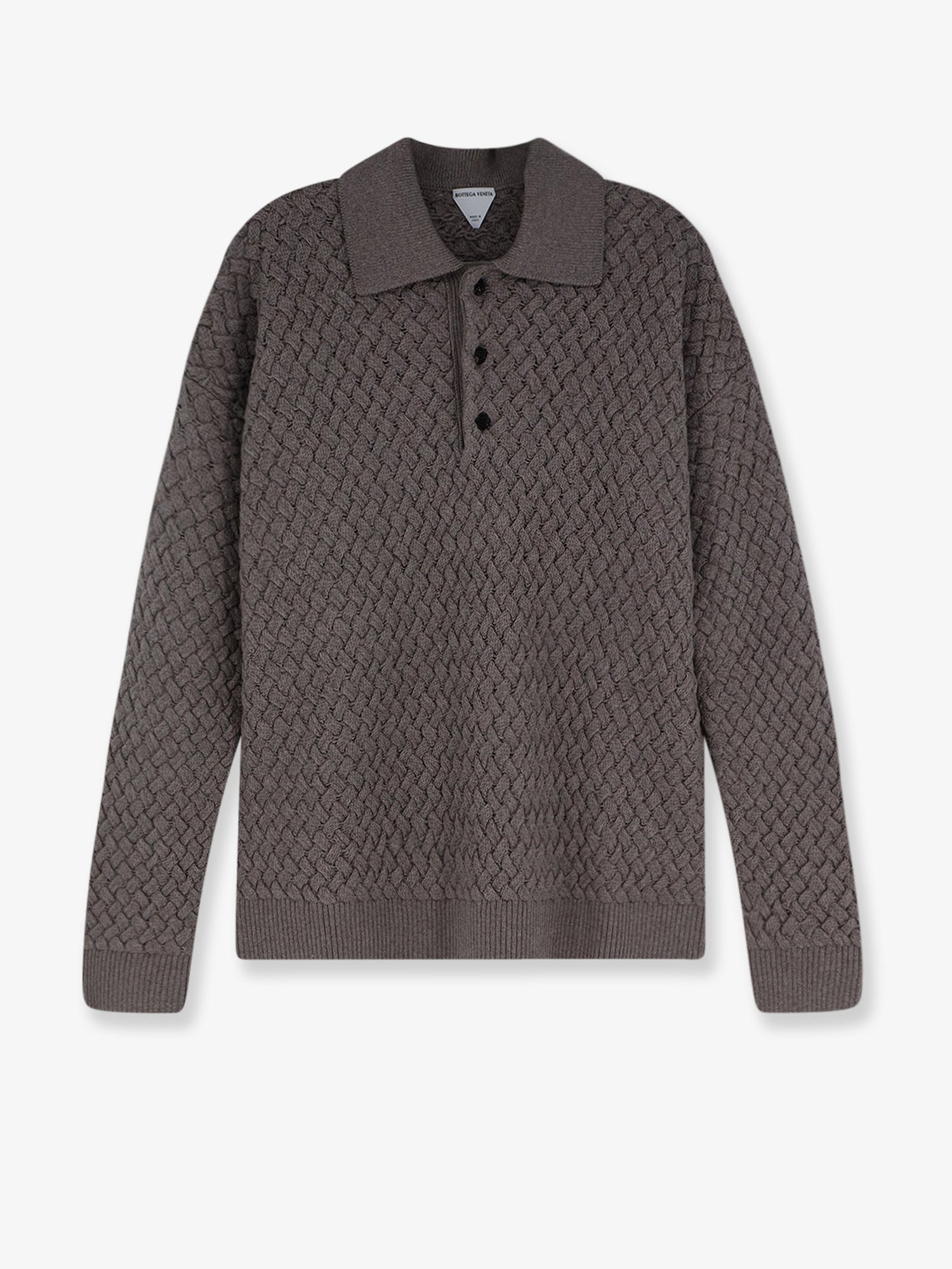 Bottega Veneta Wool Sweater With Intrecciato Motif