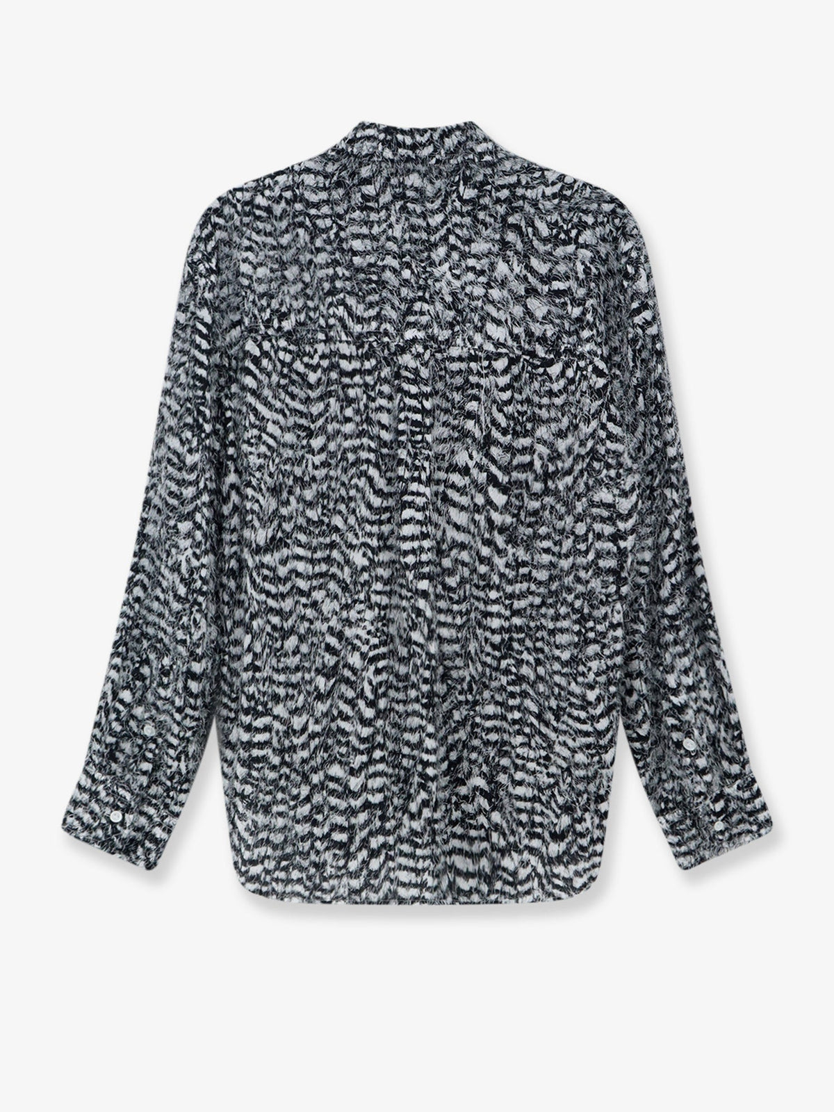 Bottega Veneta Two-tone Viscose Shirt With Fil Coupé Detailing