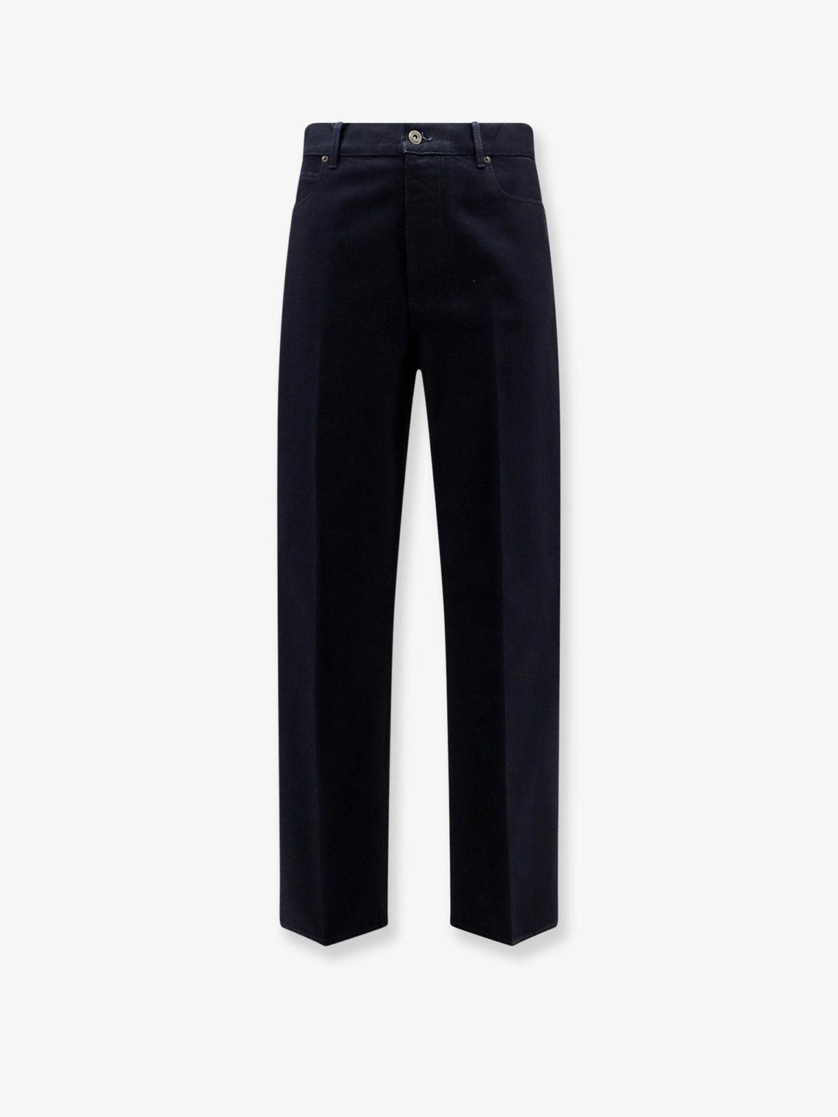 Bottega Veneta Jeans With Leather Patch With Embossed Intrecciato Motif