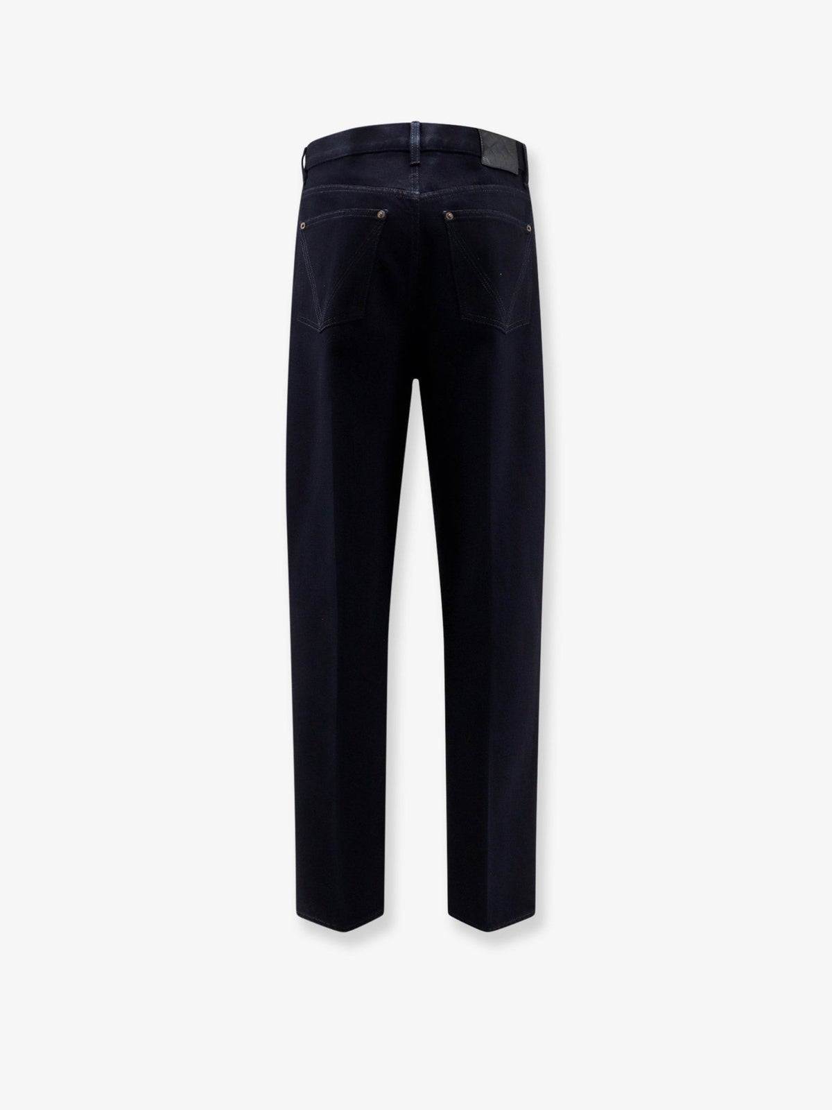 Bottega Veneta Jeans With Leather Patch With Embossed Intrecciato Motif