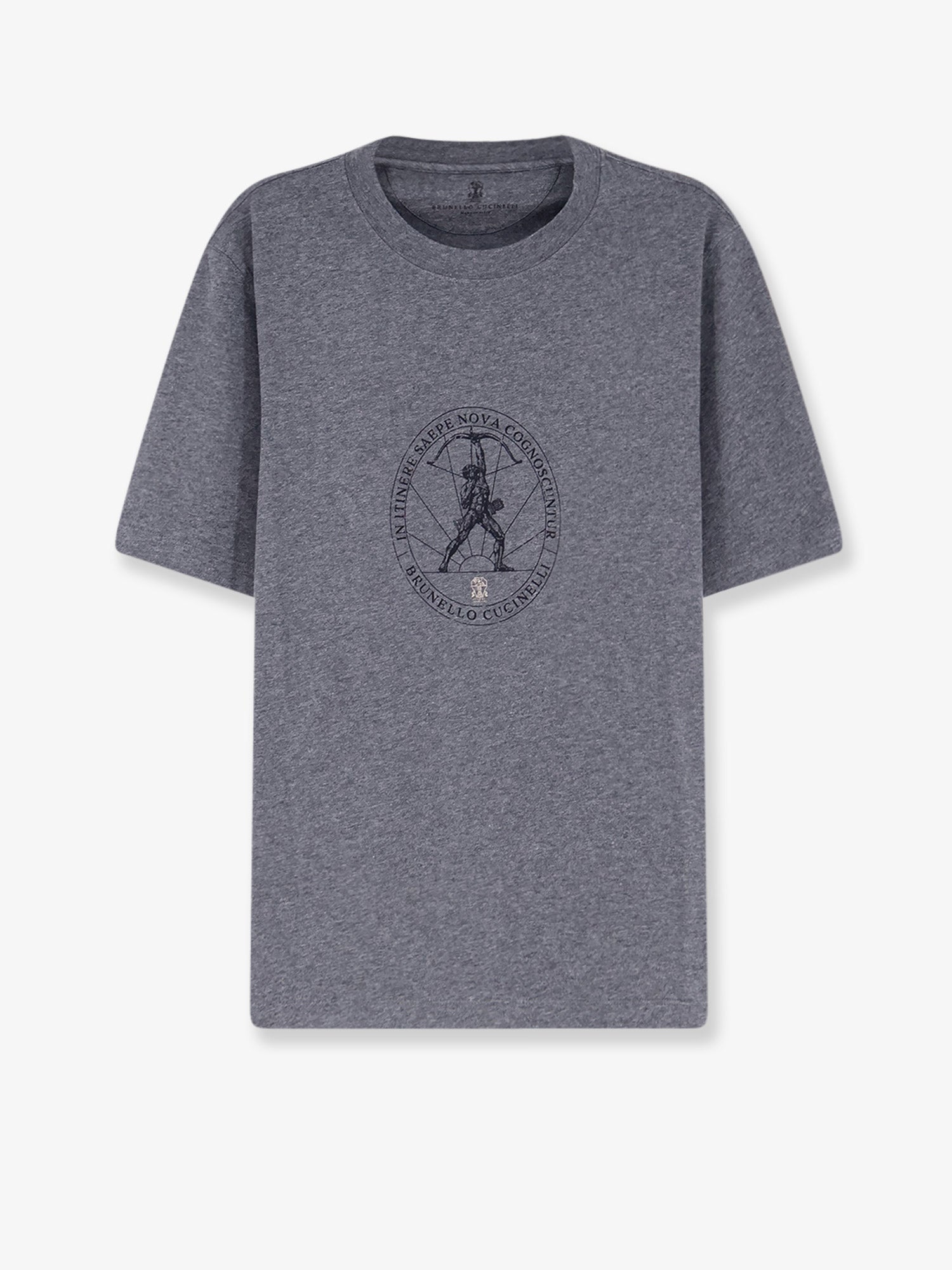 Brunello Cucinelli Cotton T-shirt With Front Print