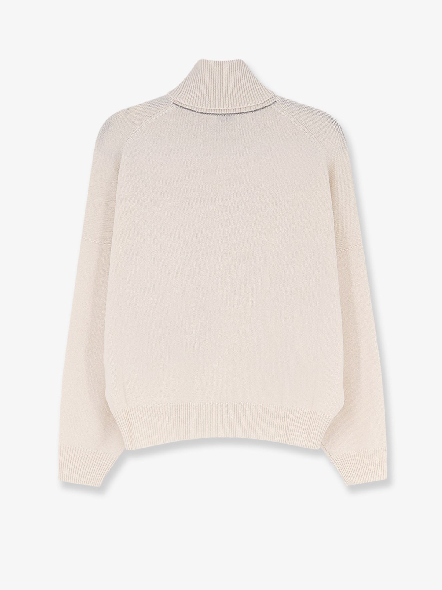 Brunello Cucinelli Cashmere Turtleneck With Monili Detail On The Back