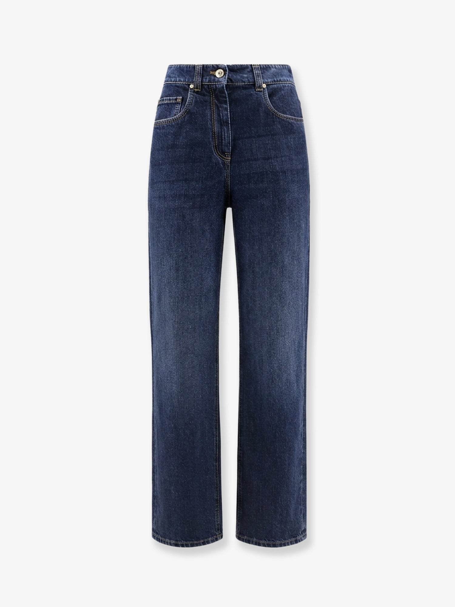 Brunello Cucinelli The Wide Barrel -full Lenght Jeans