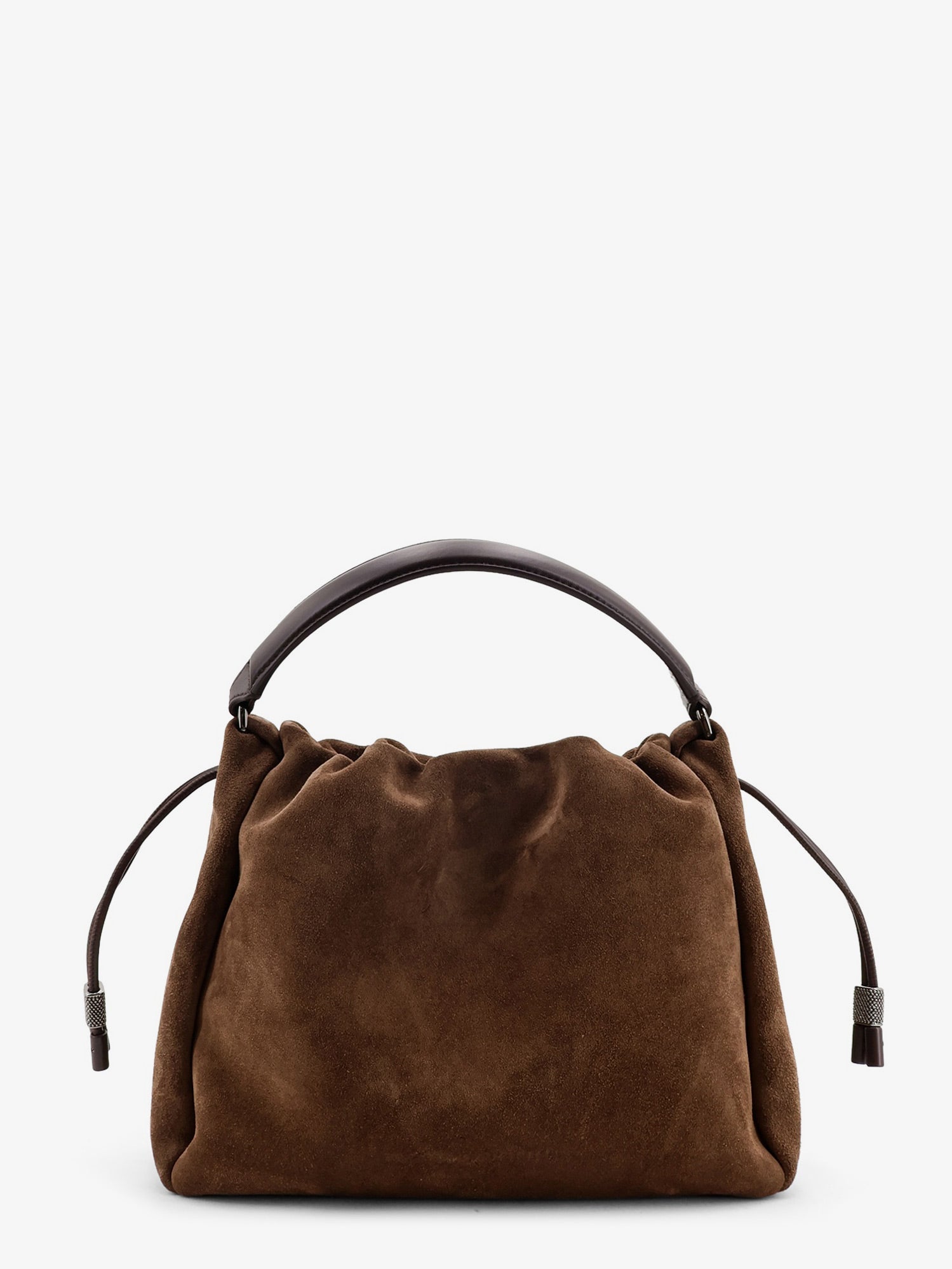 Brunello Cucinelli Bucket Mellow Suede Handbag