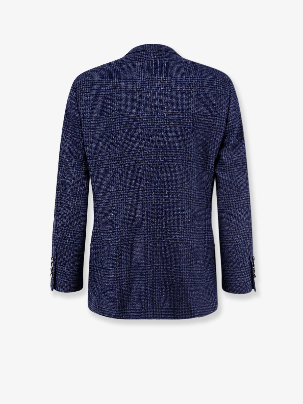 Brunello Cucinelli Wool And Cashmere Blend Suit With Prince Of Wales Pattern
