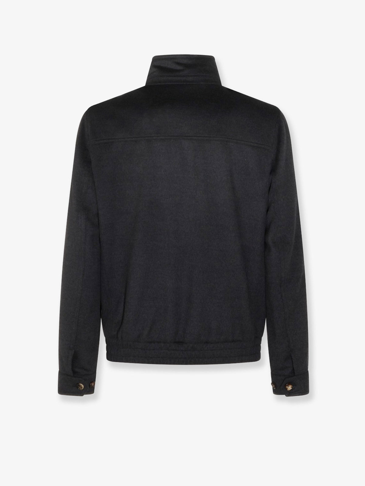 Brunello Cucinelli Virgin Wool Jacket With Zip